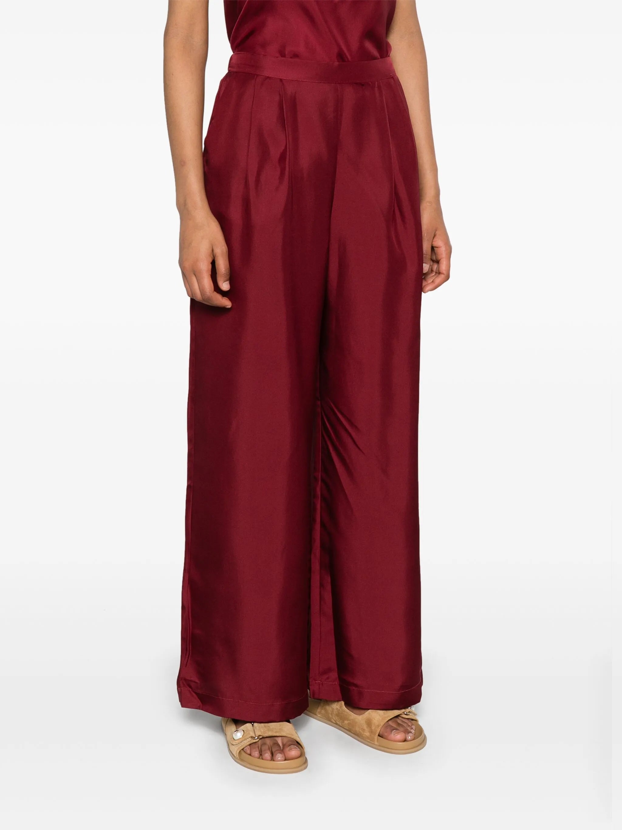 Isola mid-rise straight-leg trousers