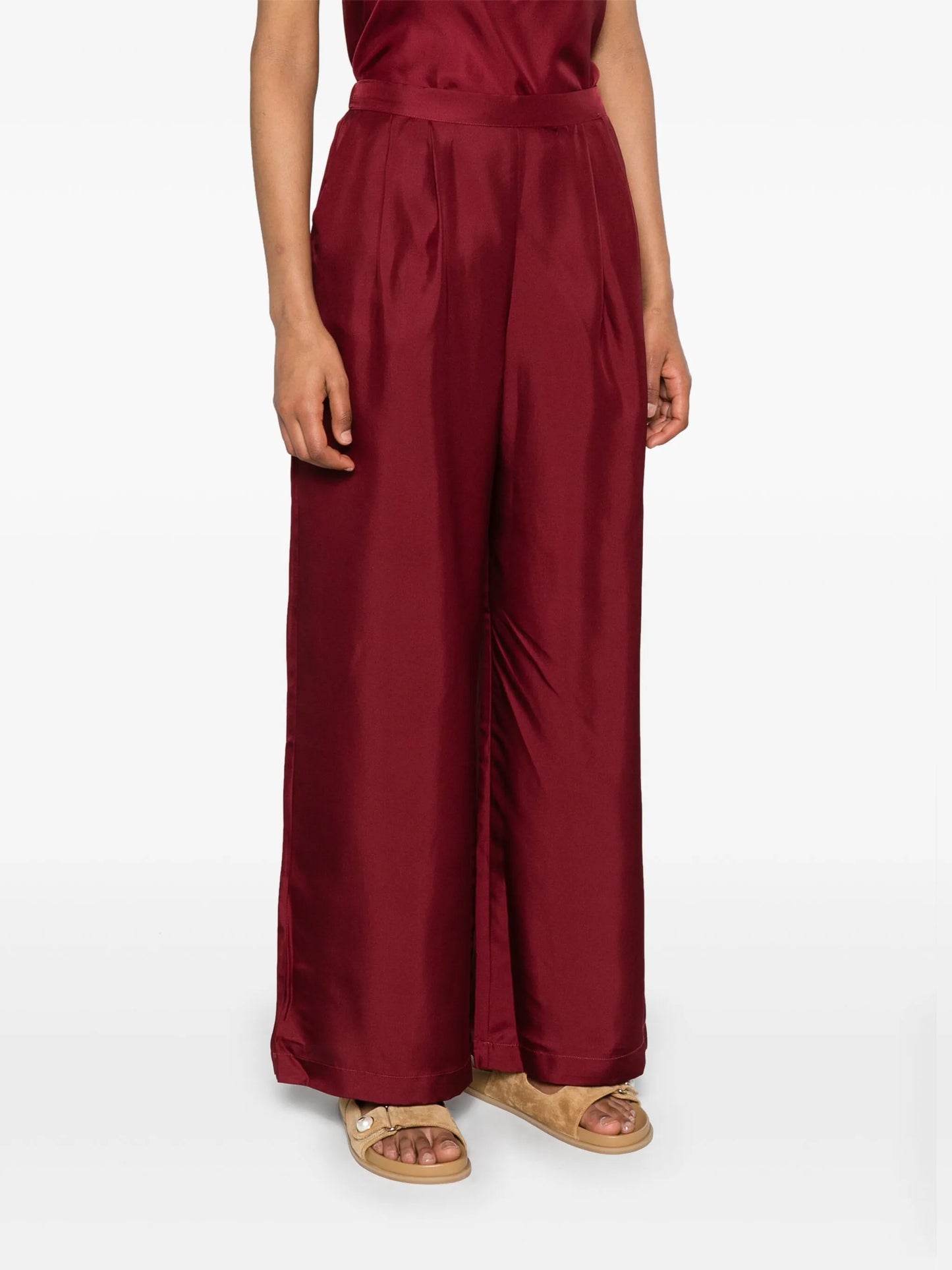 Isola mid-rise straight-leg trousers