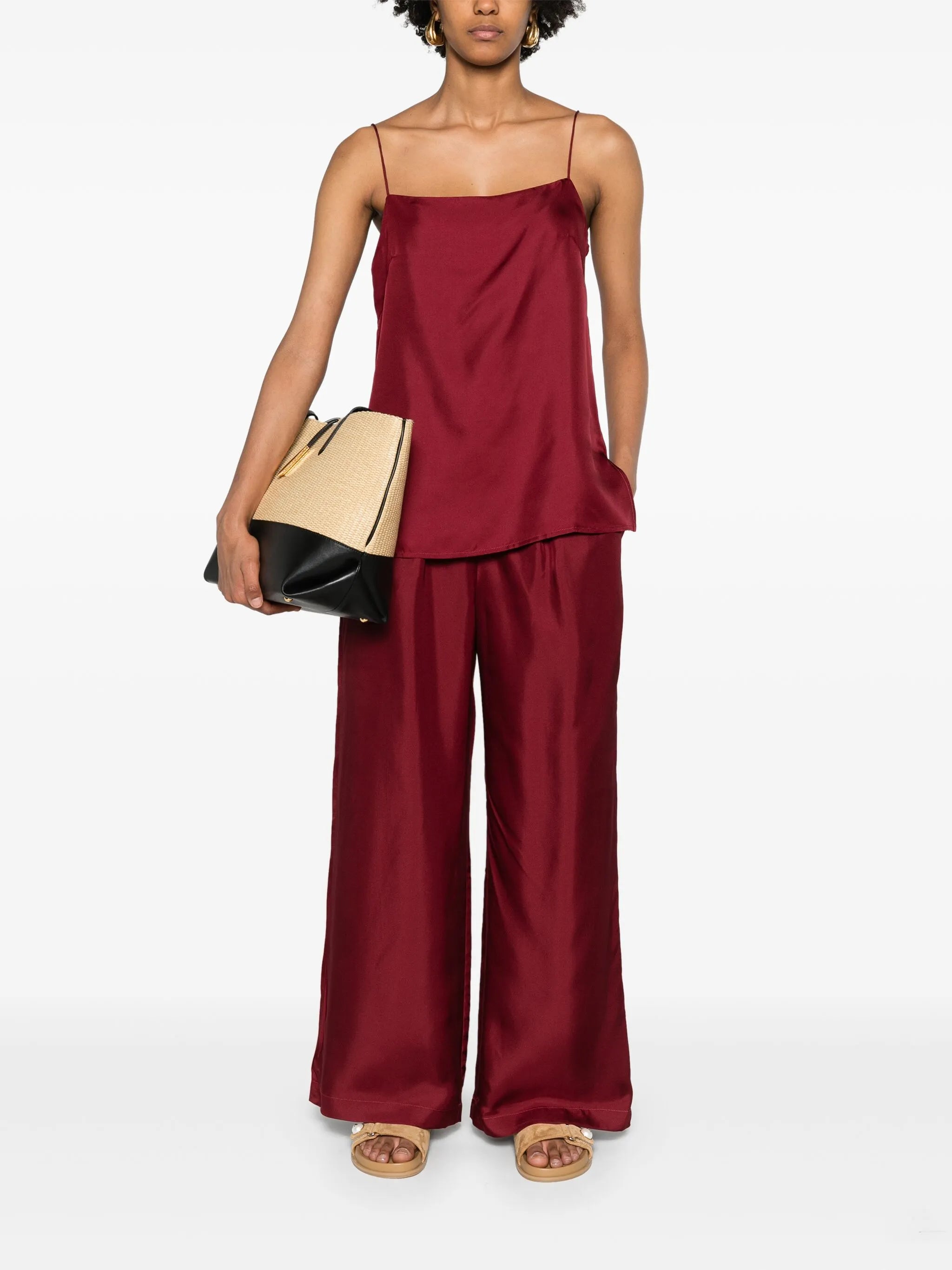 Isola mid-rise straight-leg trousers