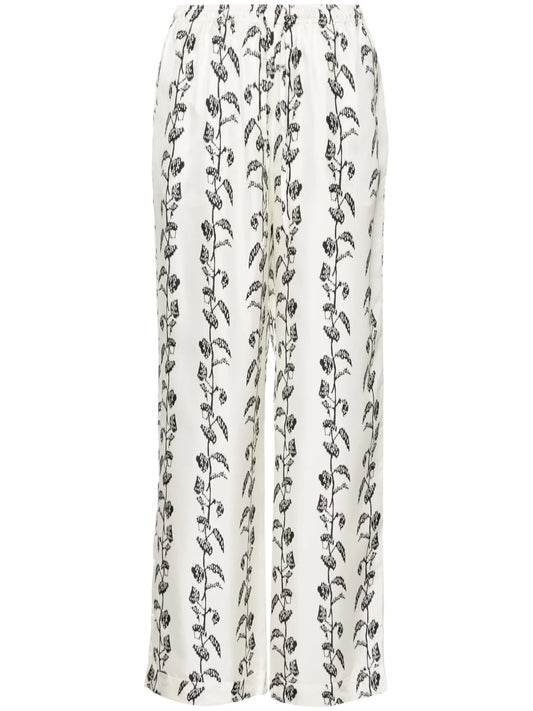 Aurelia mid-rise straight-leg trousers