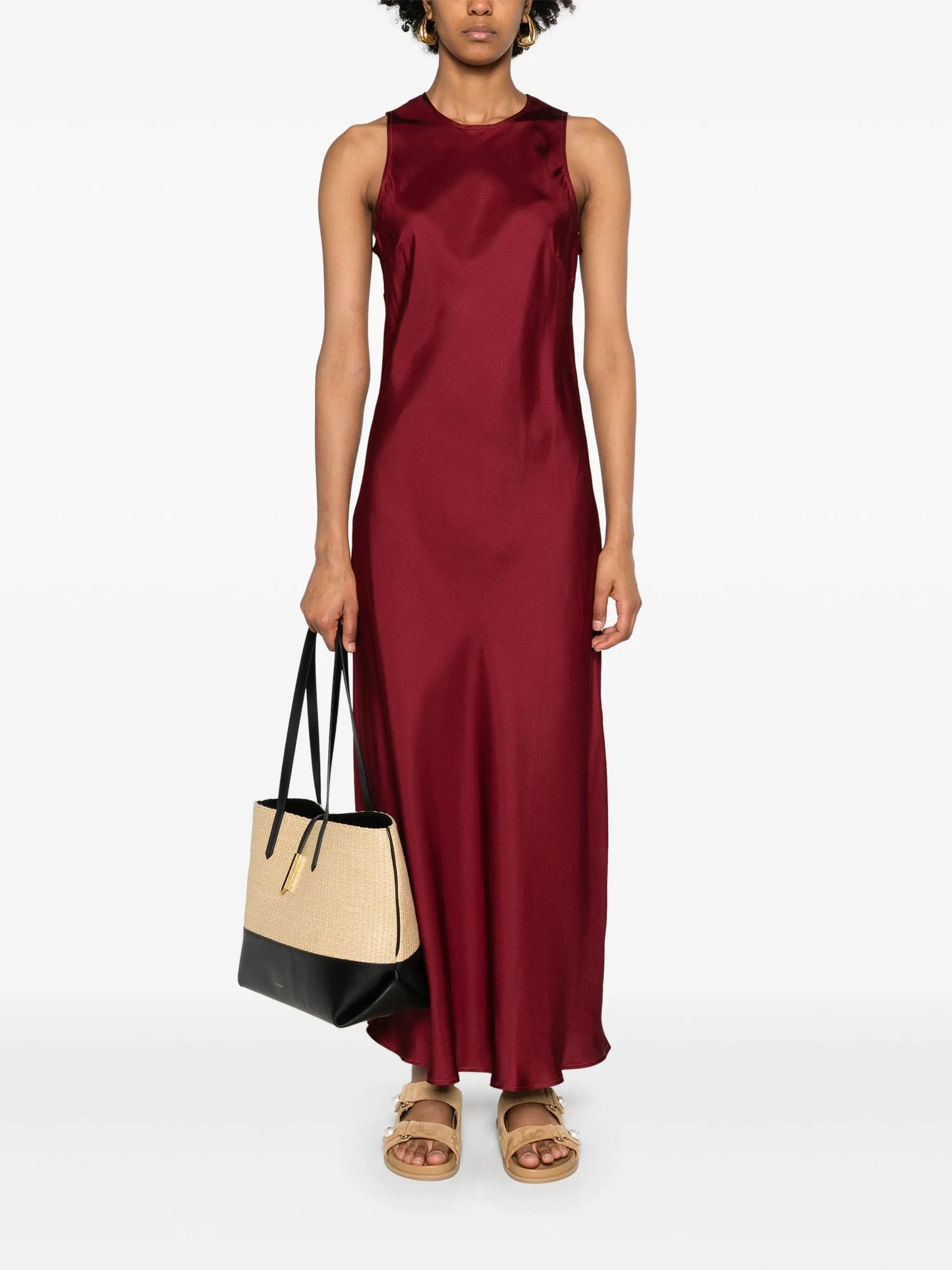 Valencia silk maxi dress
