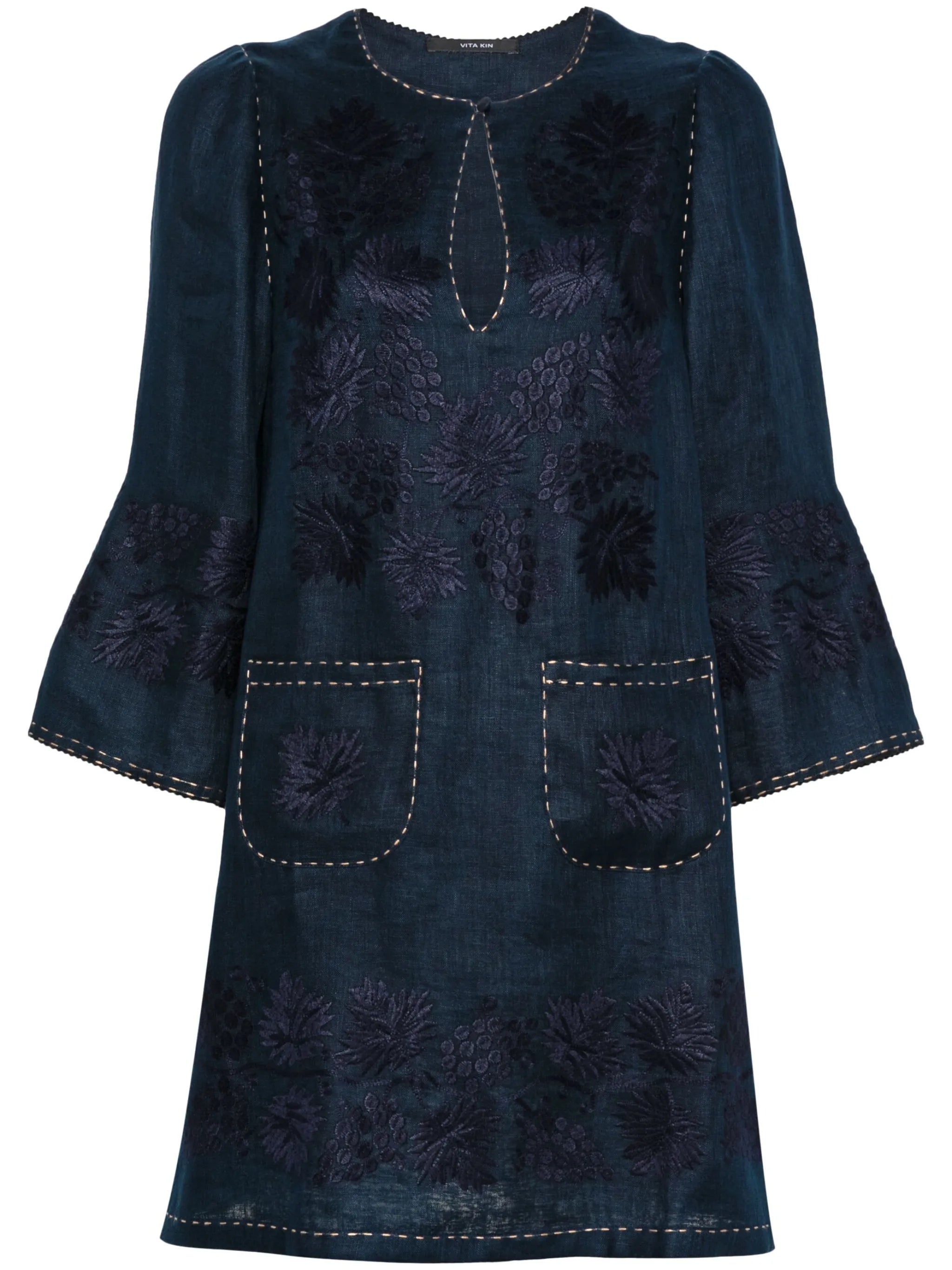 Tavira linen mini dress