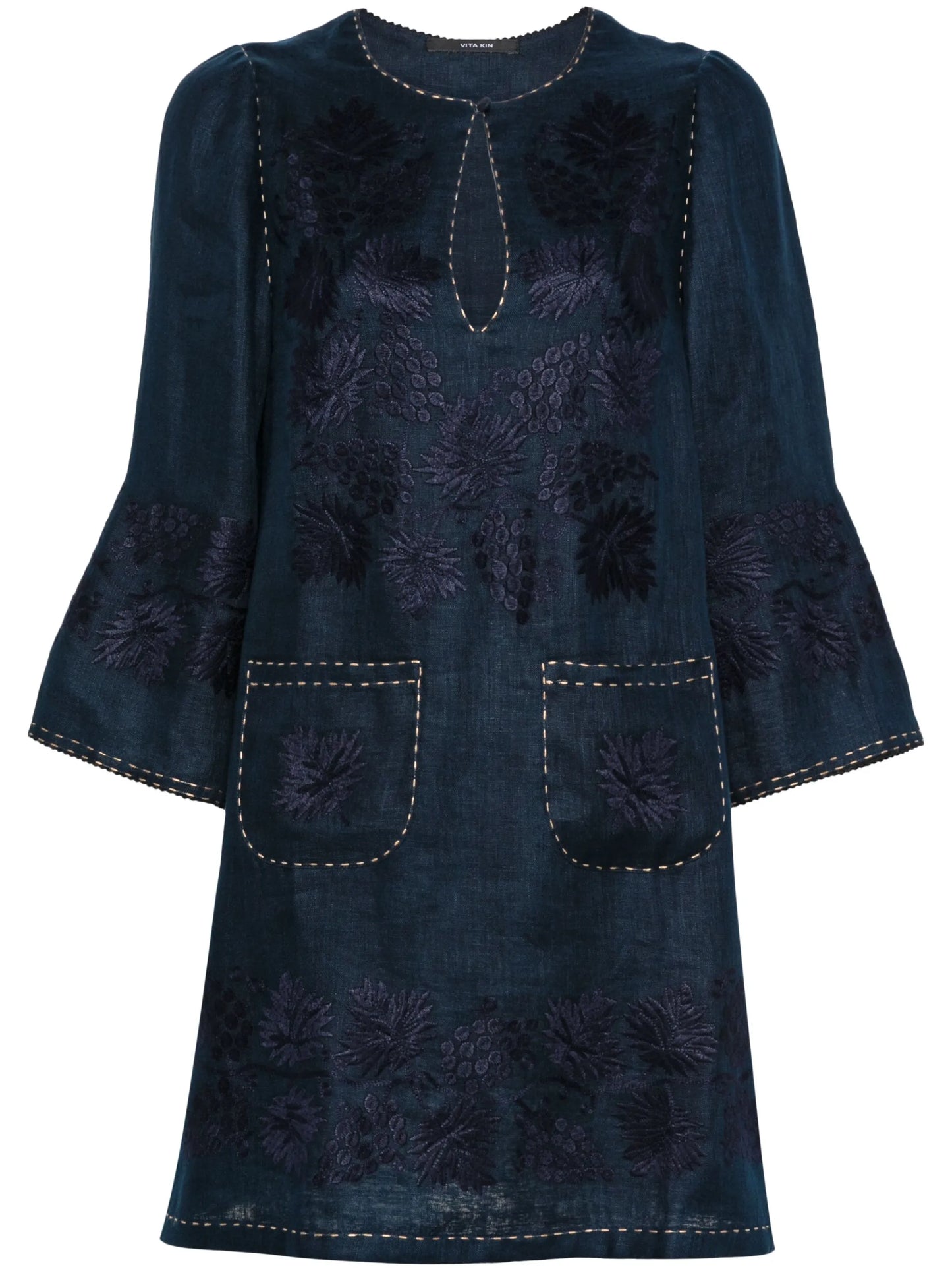 Tavira linen mini dress