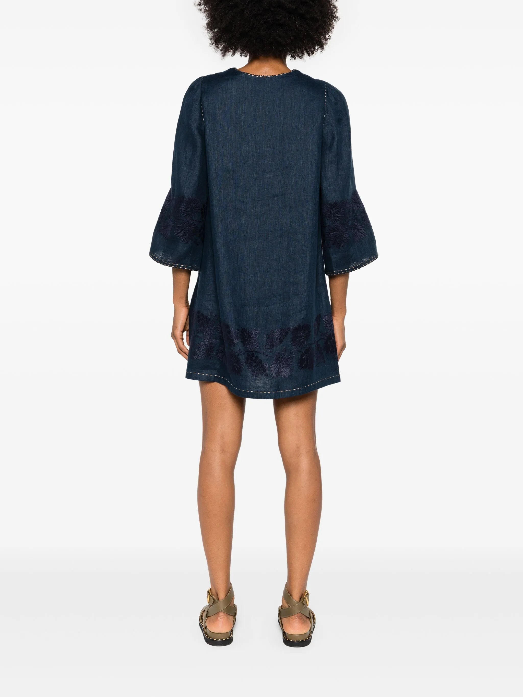 Tavira linen mini dress