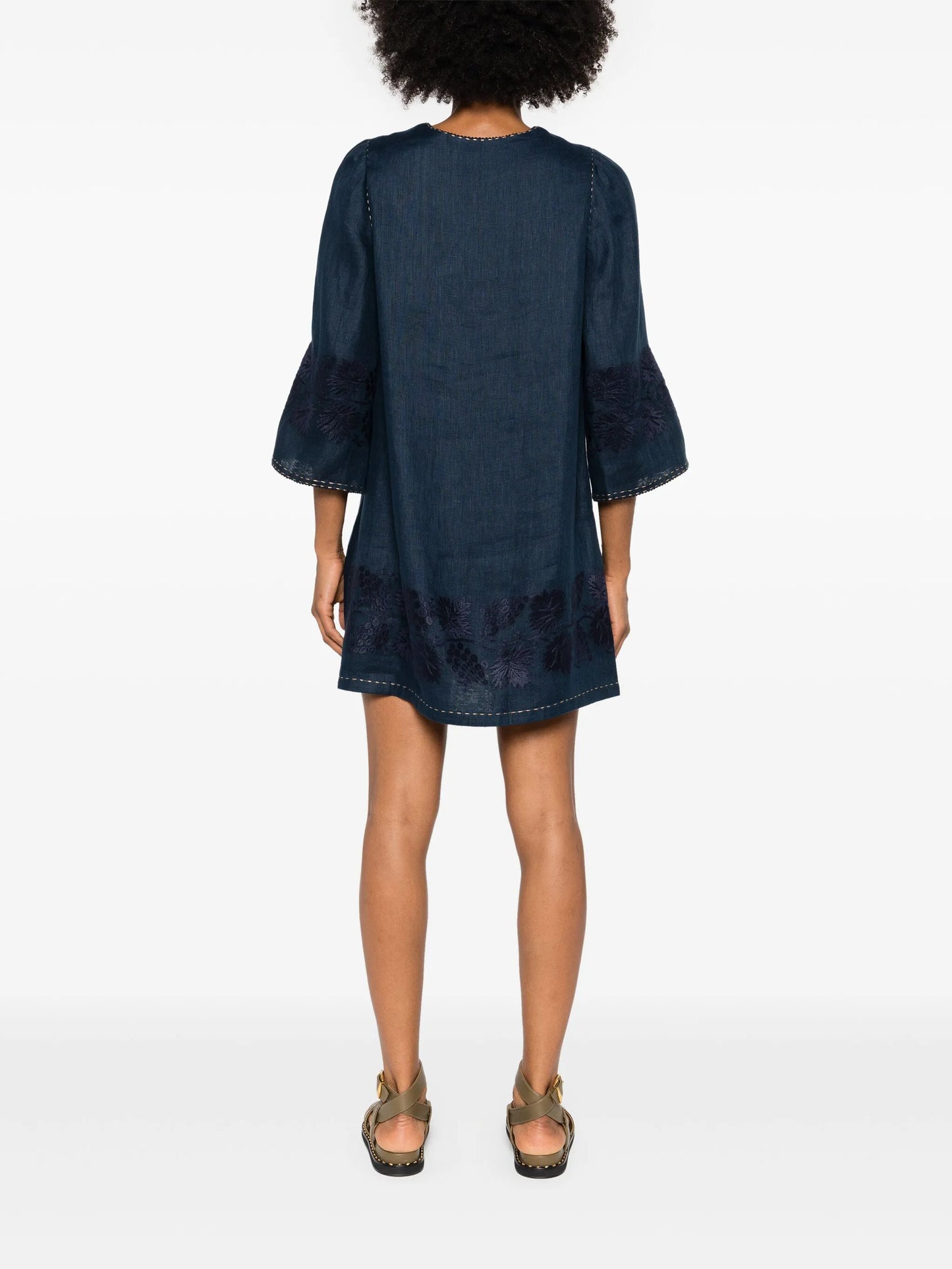 Tavira linen mini dress