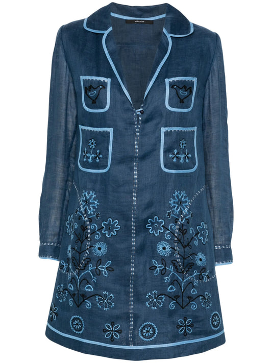 Misha linen mini dress