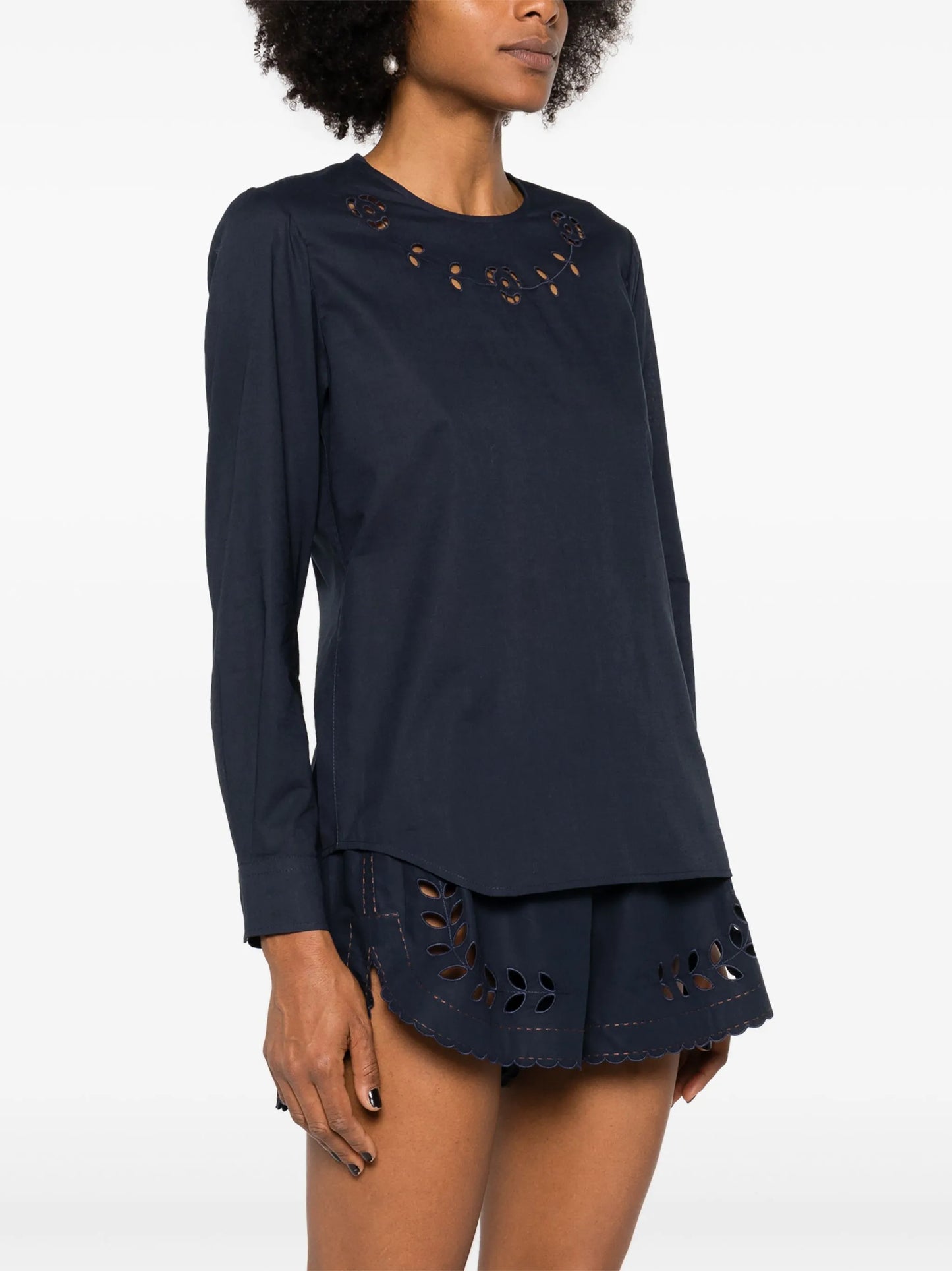 La Vie En Rose poplin blouse