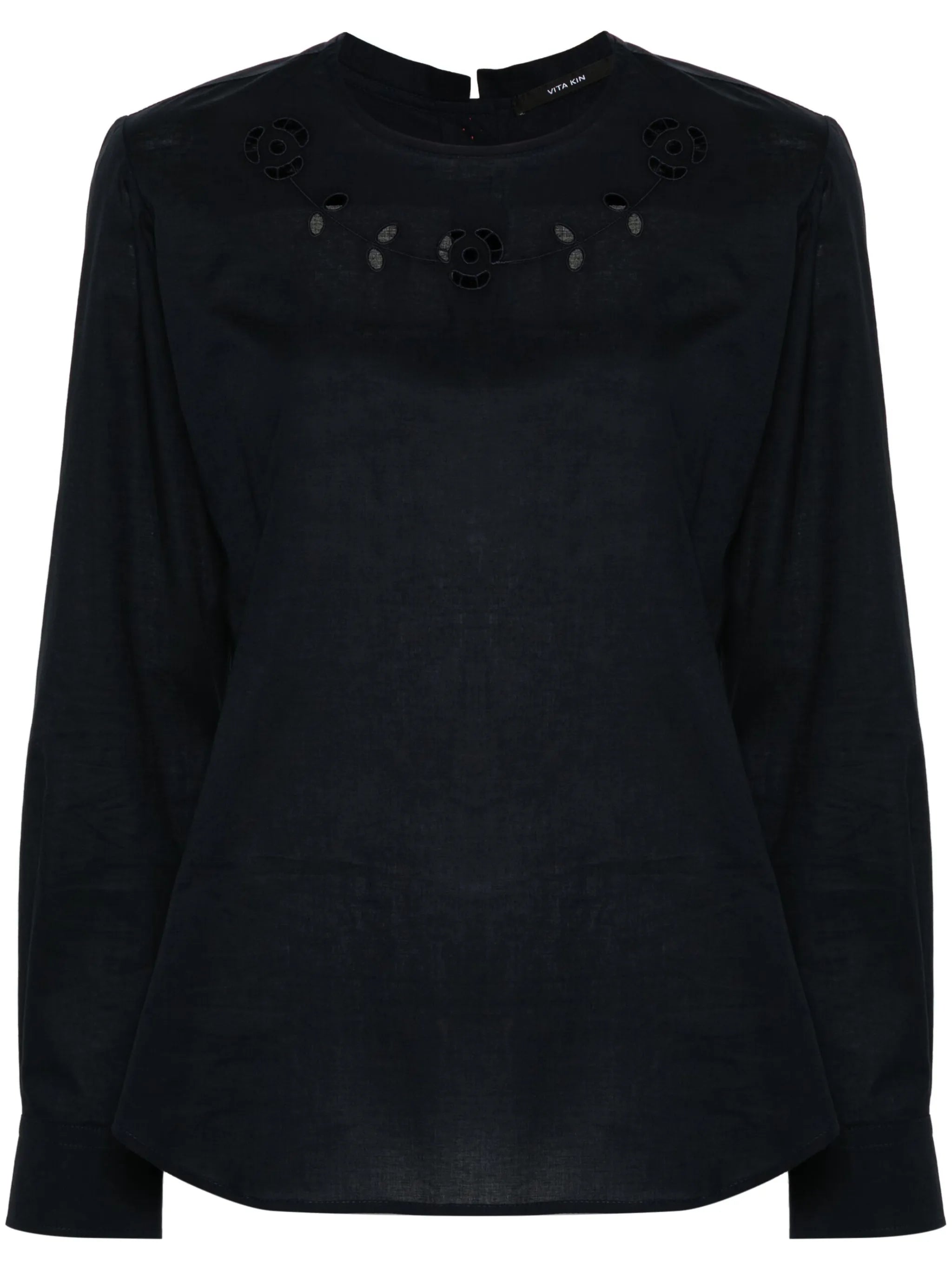 La Vie En Rose poplin blouse