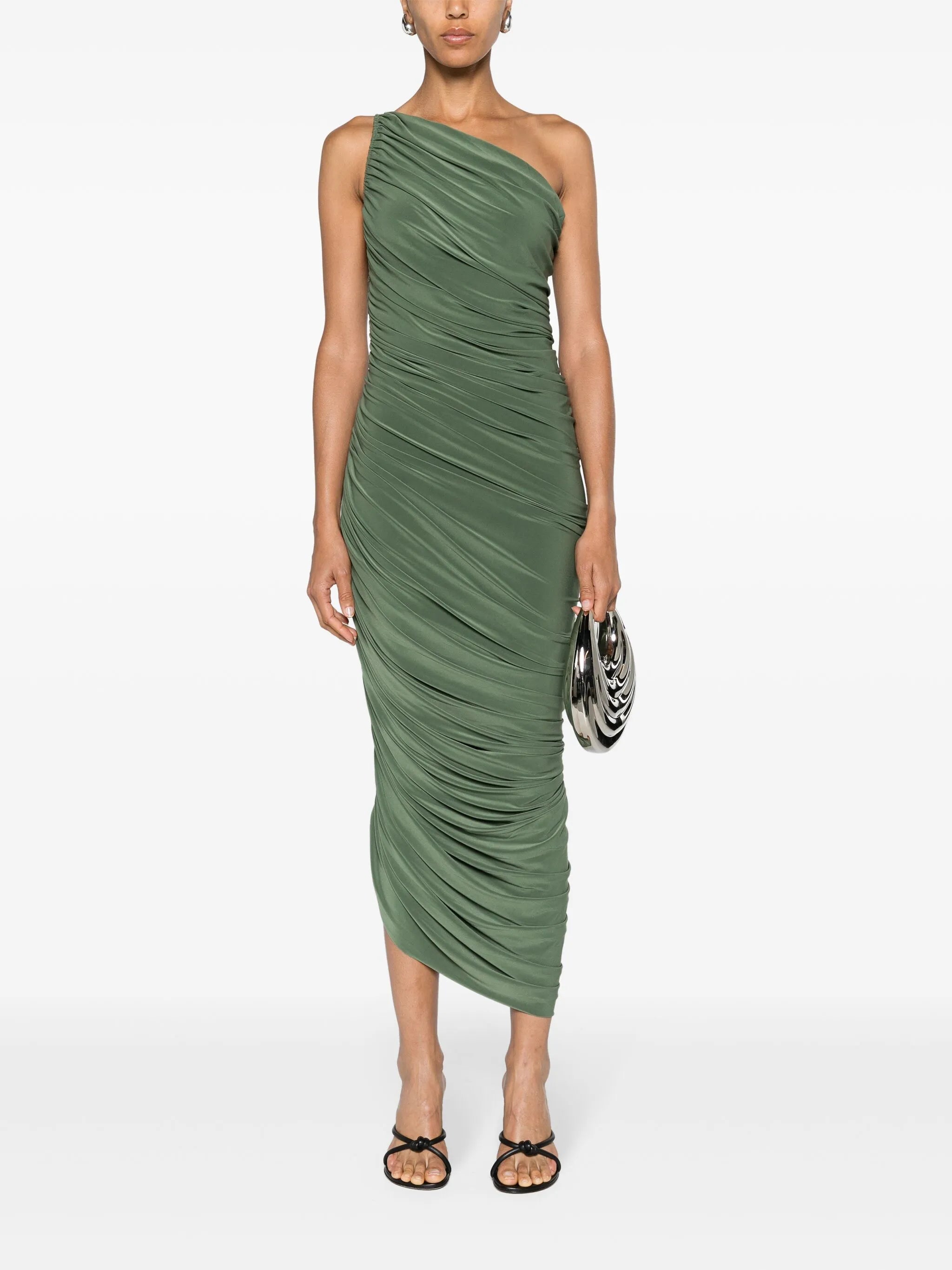 Diana draped midi dress