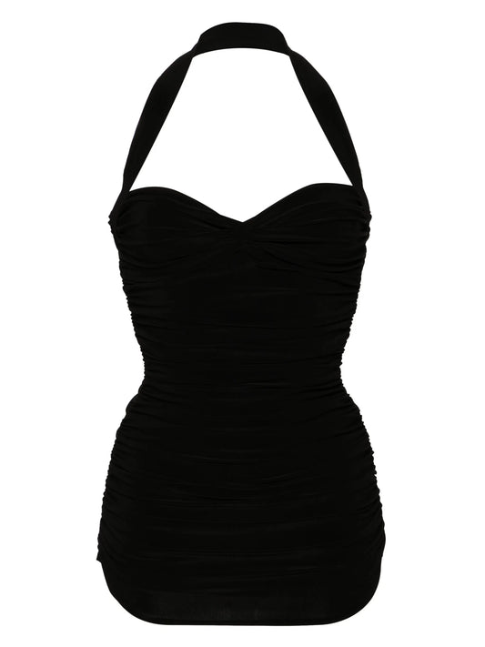 Bill Mio ruched swim dress