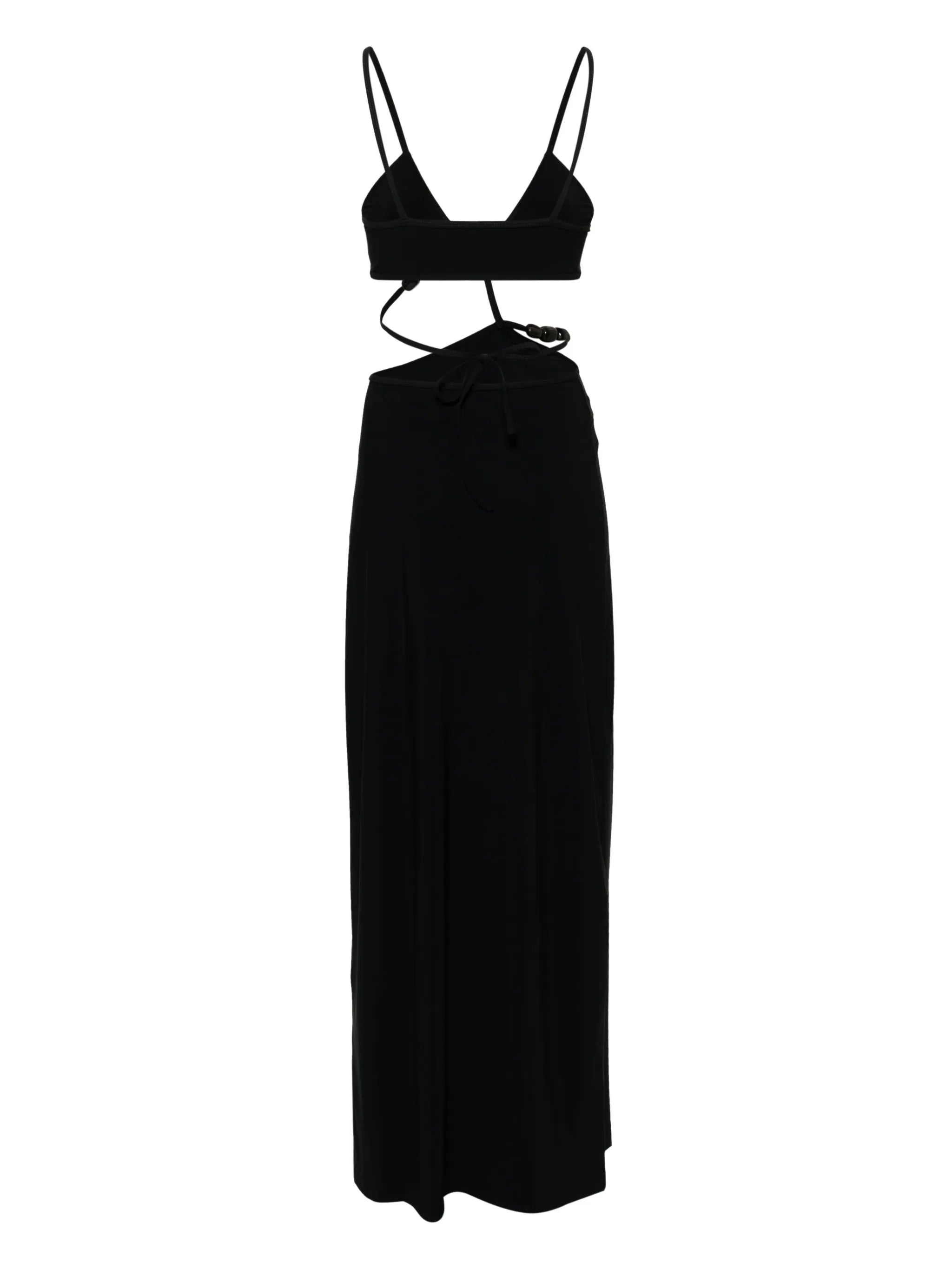 cross bandeau midi dress