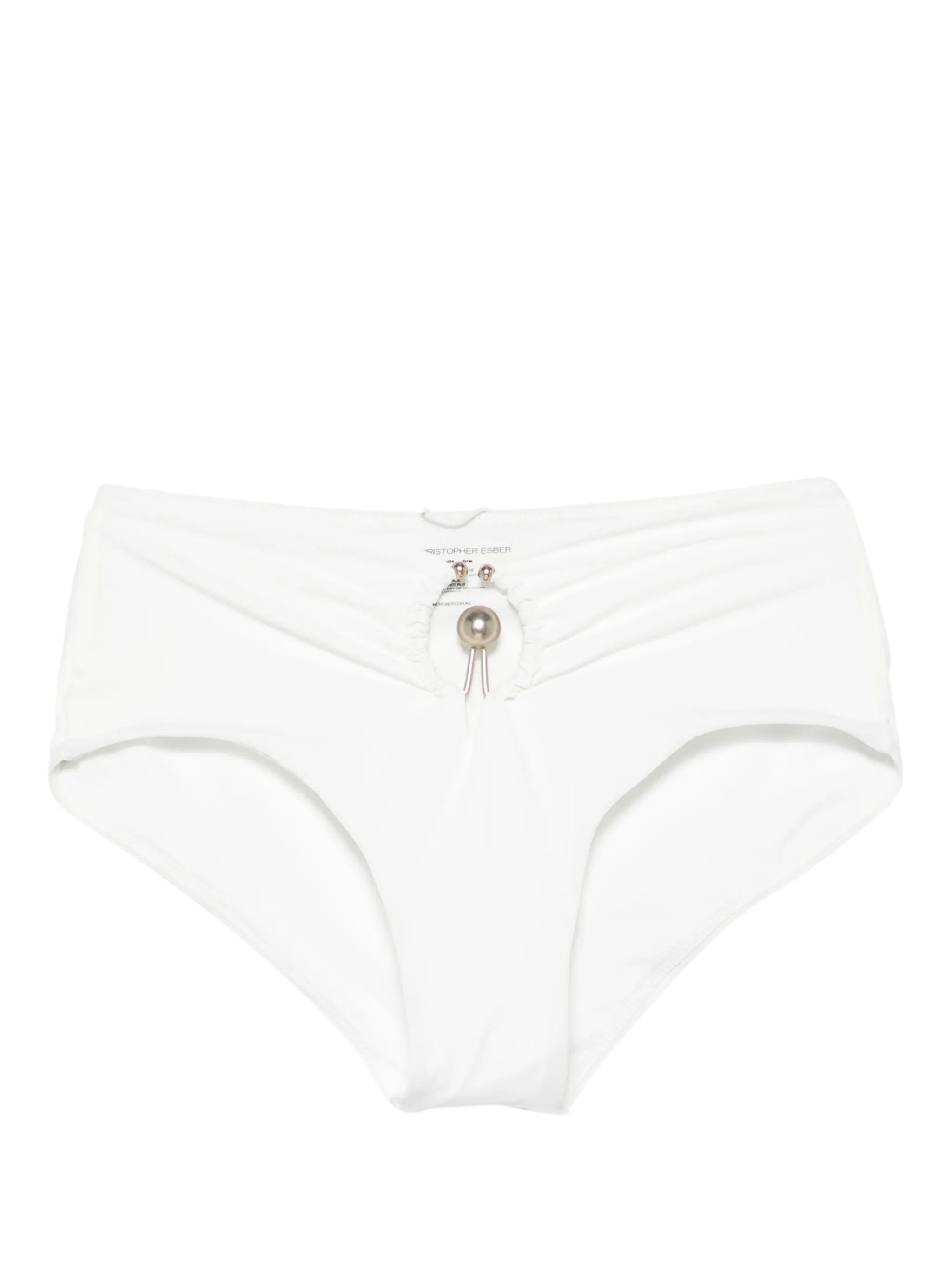 orbit ruched bikini bottom