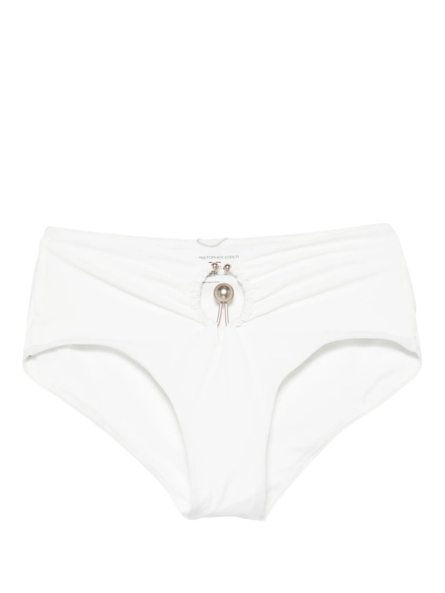 orbit ruched bikini bottom