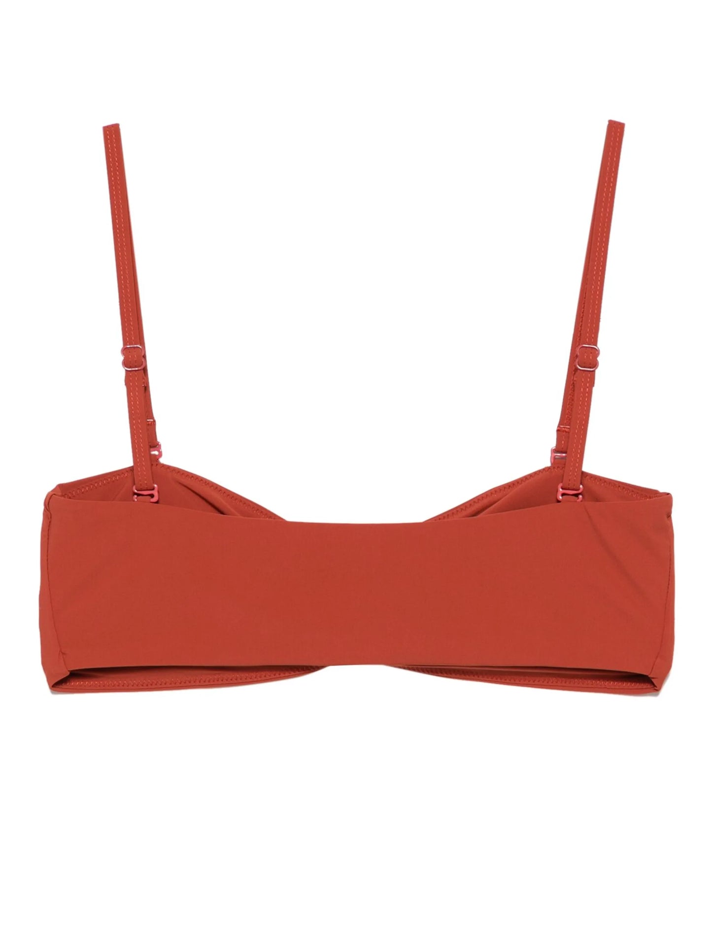 ruched bandeau bikini top