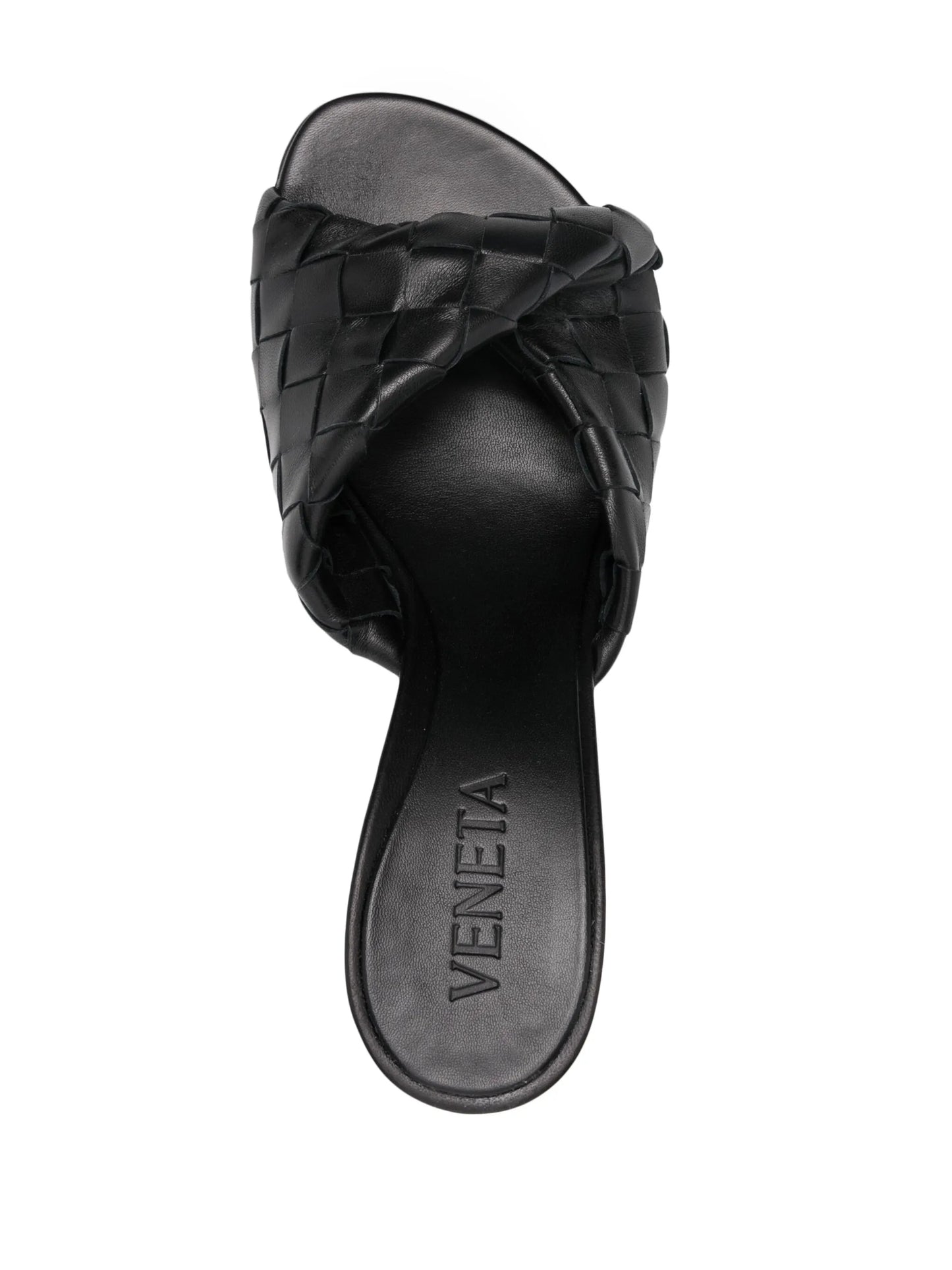 Blink 80mm Intrecciato leather mules