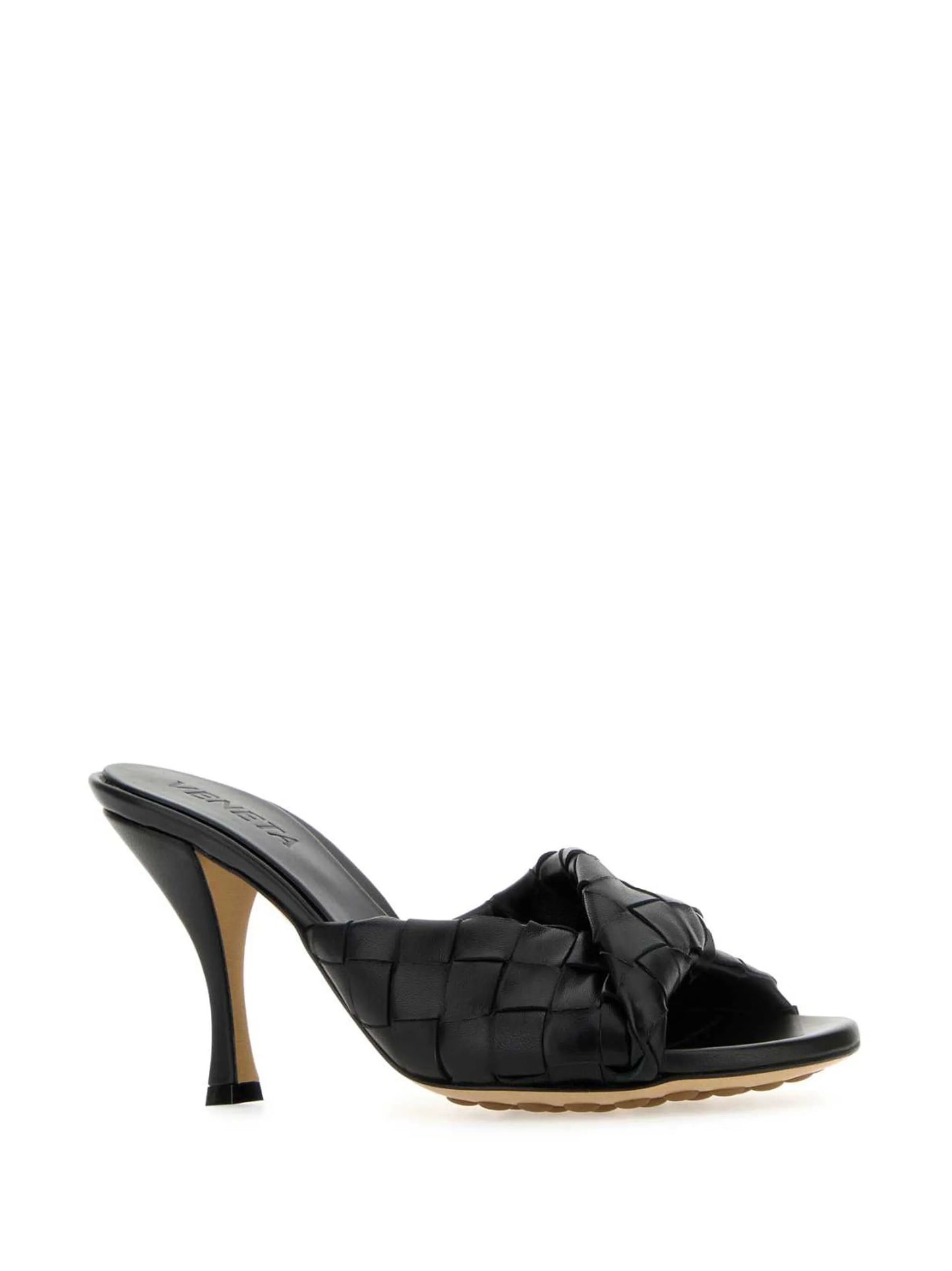 Blink 80mm Intrecciato leather mules
