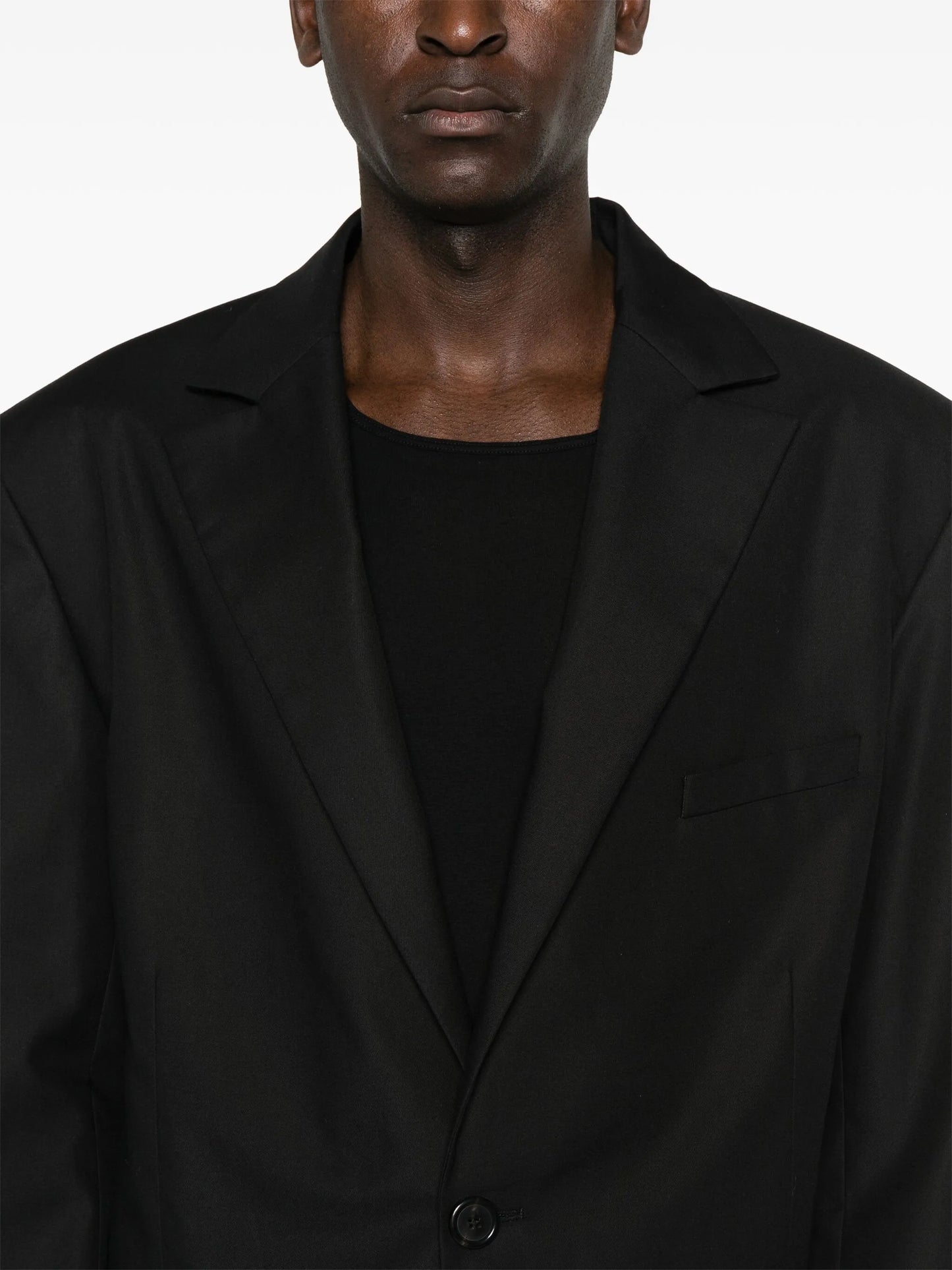 Slashed cropped blazer