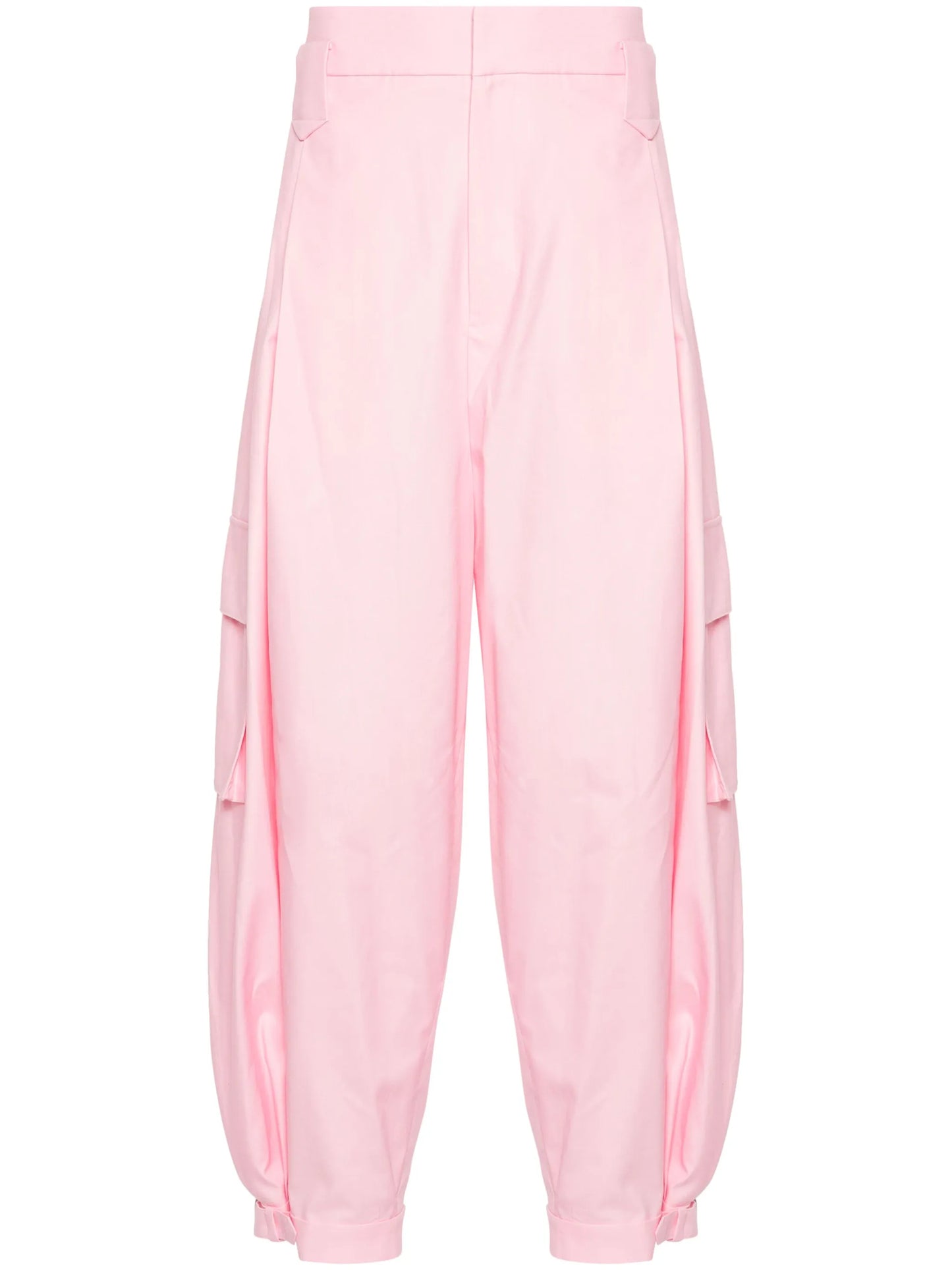 pleated cargo trousers