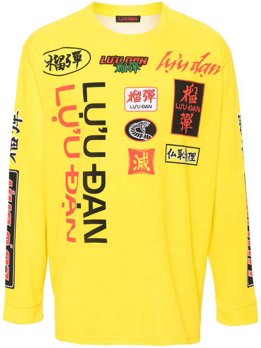 graphic-print jersey