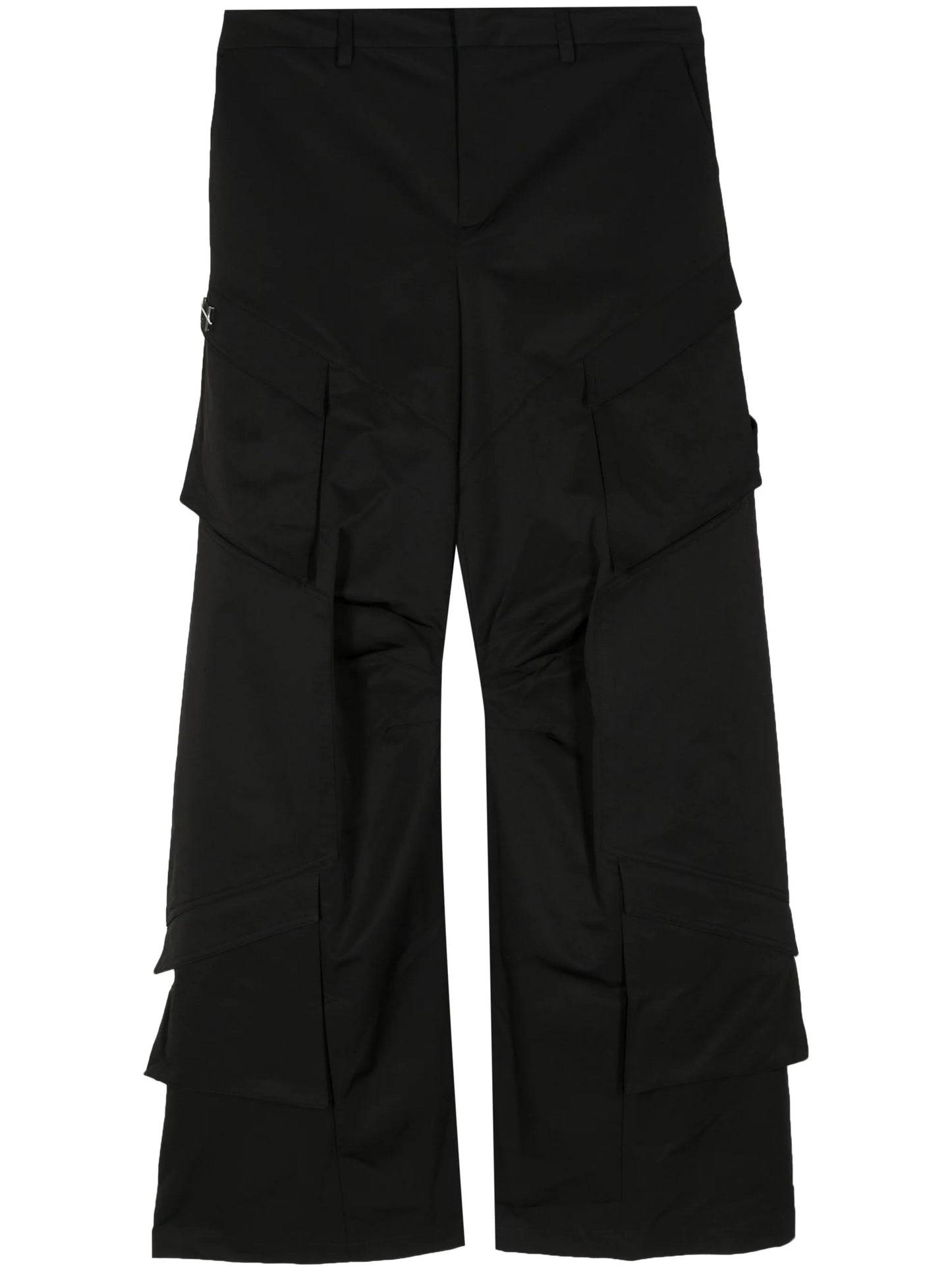 straight-leg cargo trousers