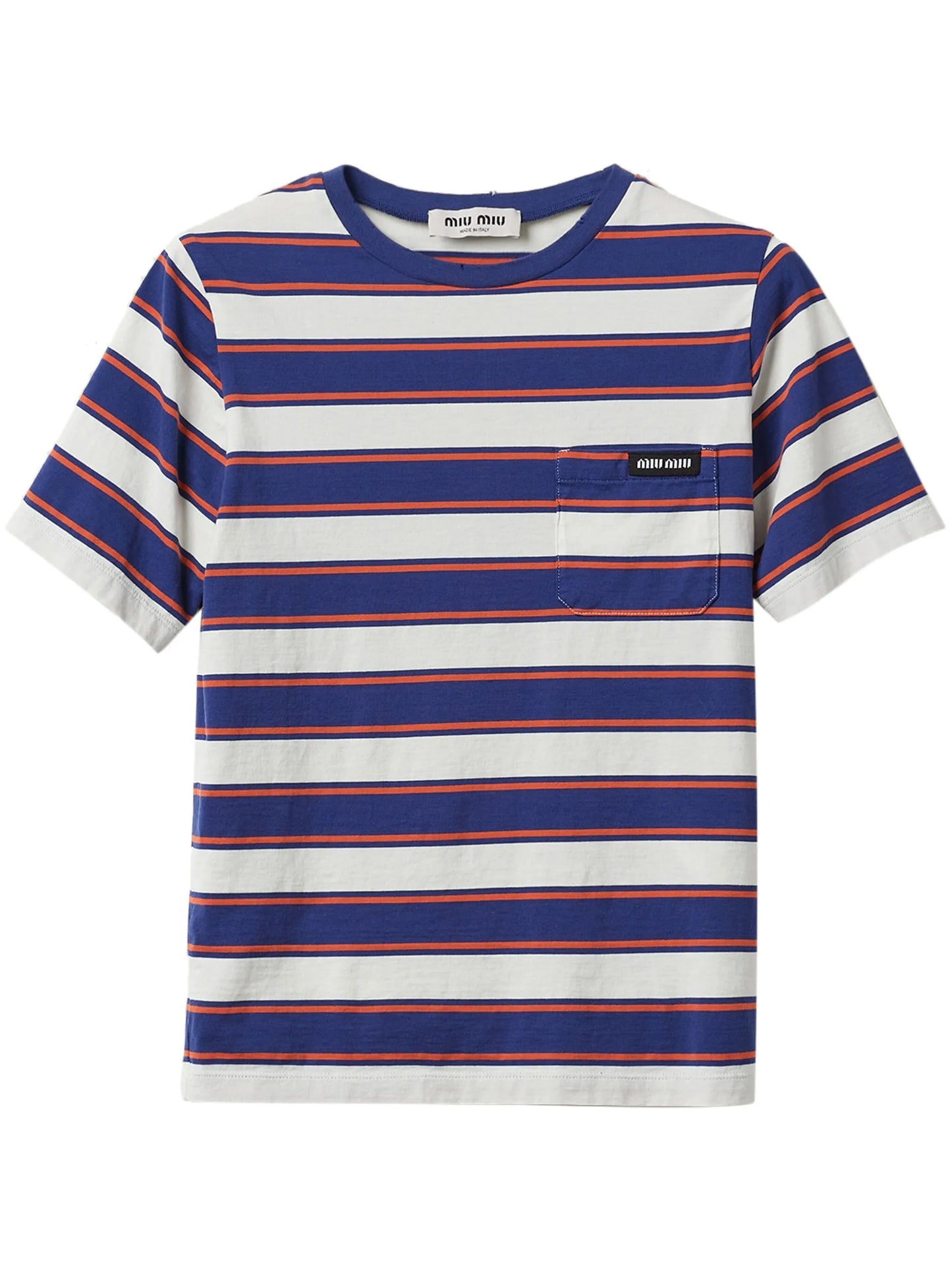 striped cotton T-shirt