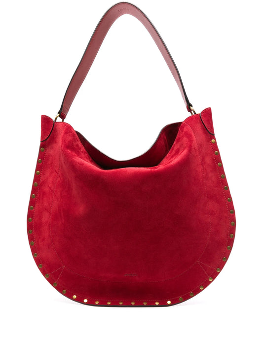 Oskan suede shoulder bag
