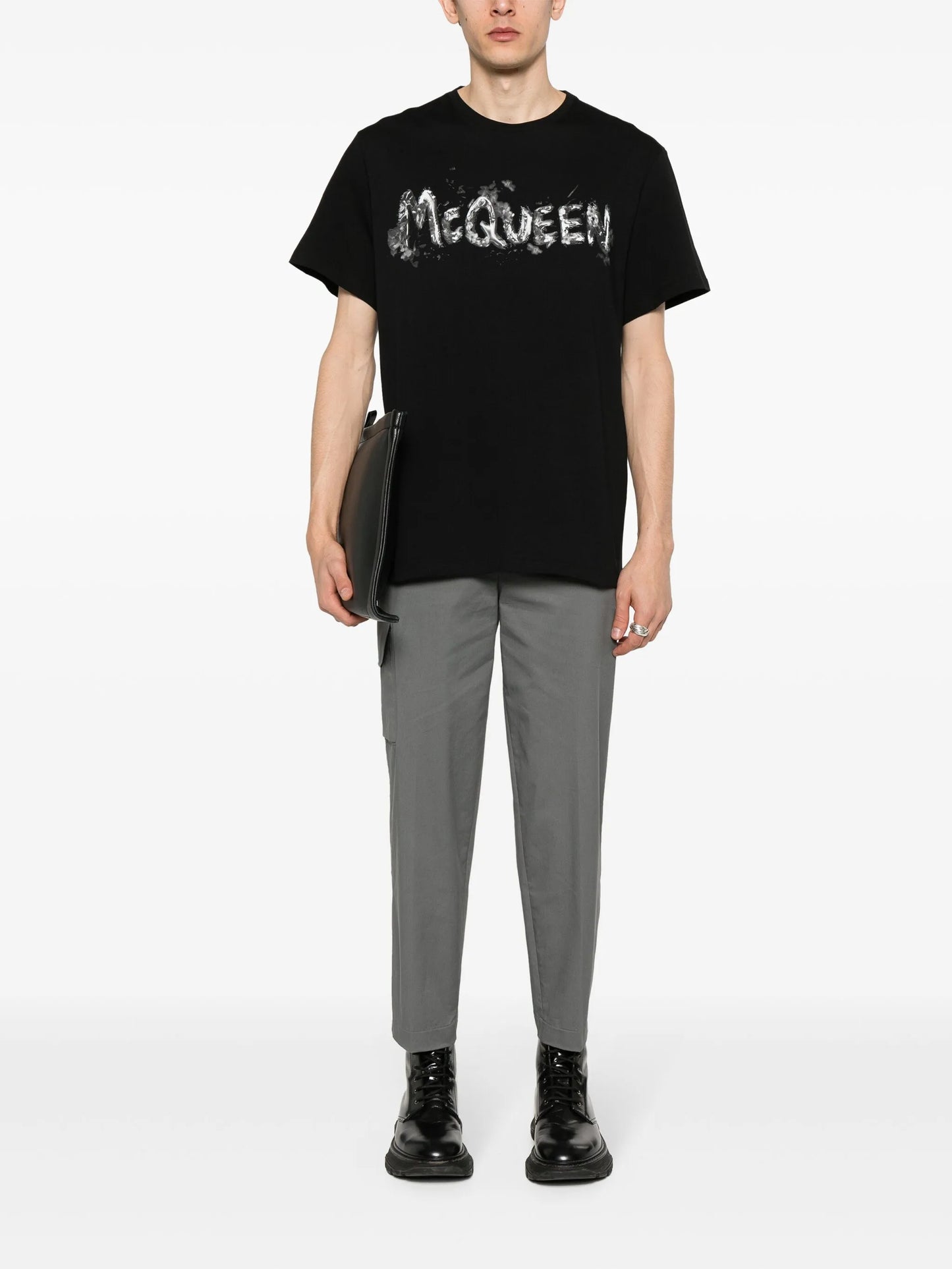 logo-print cotton T-shirt