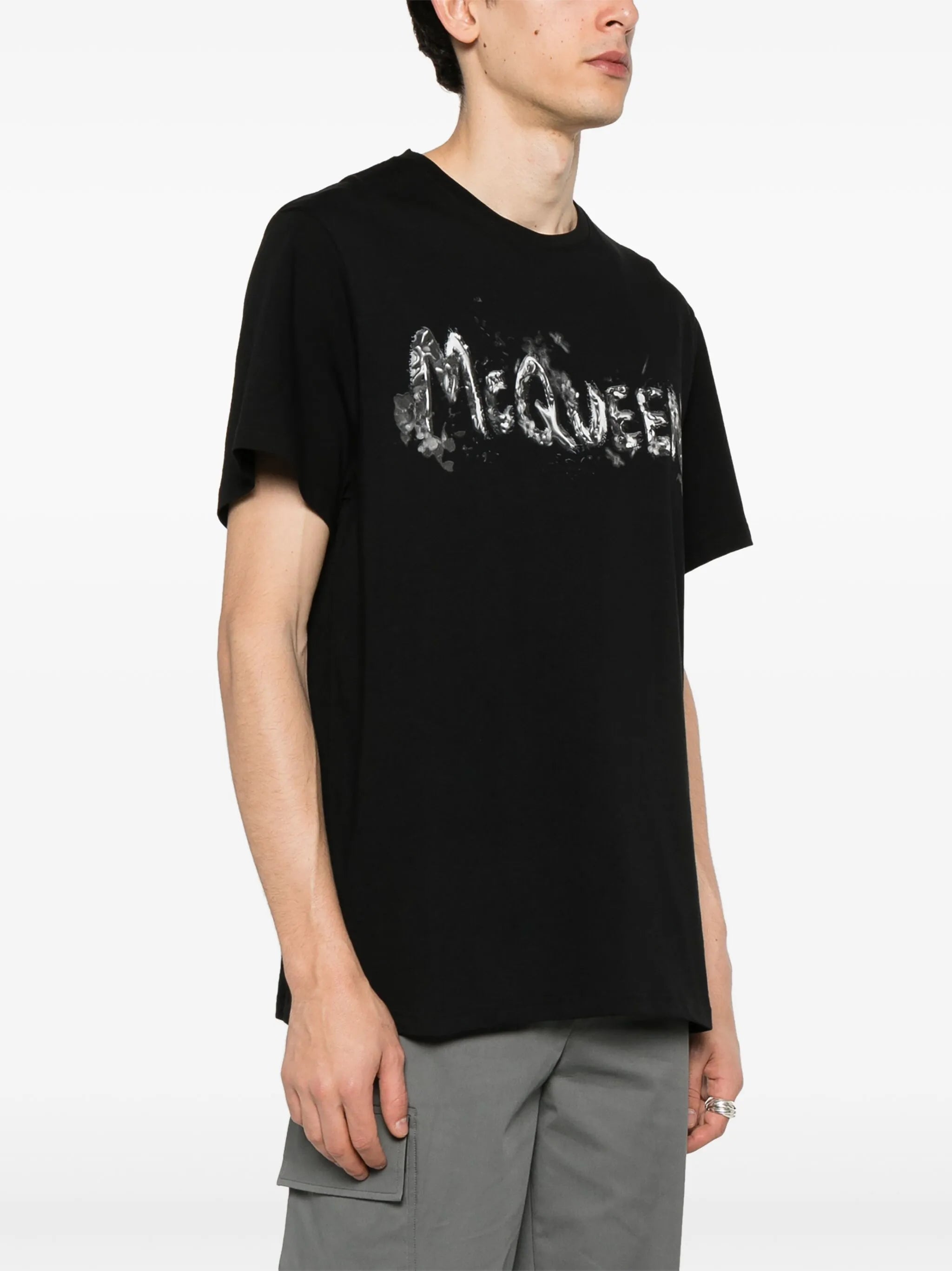 logo-print cotton T-shirt