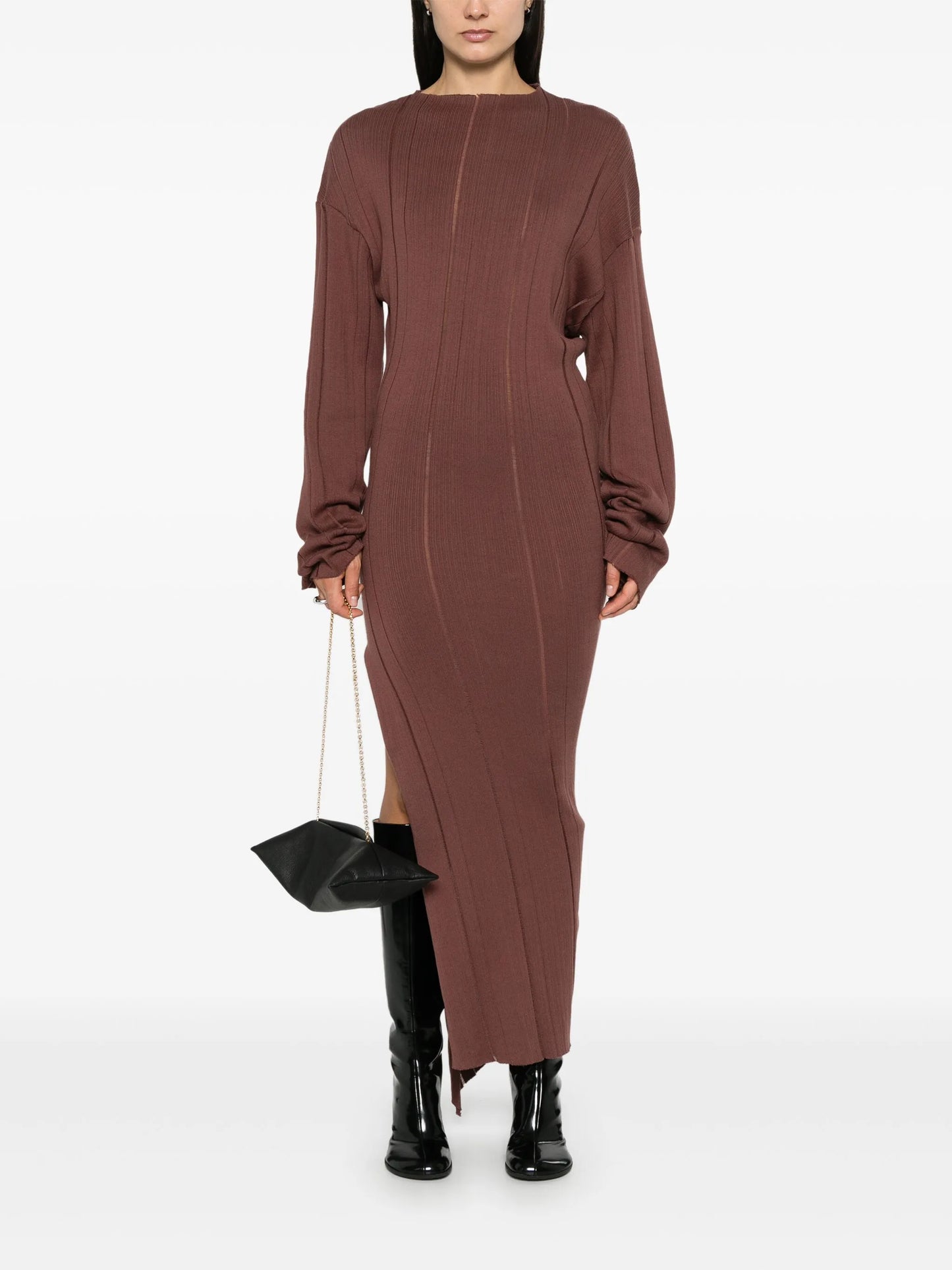knitted maxi dress