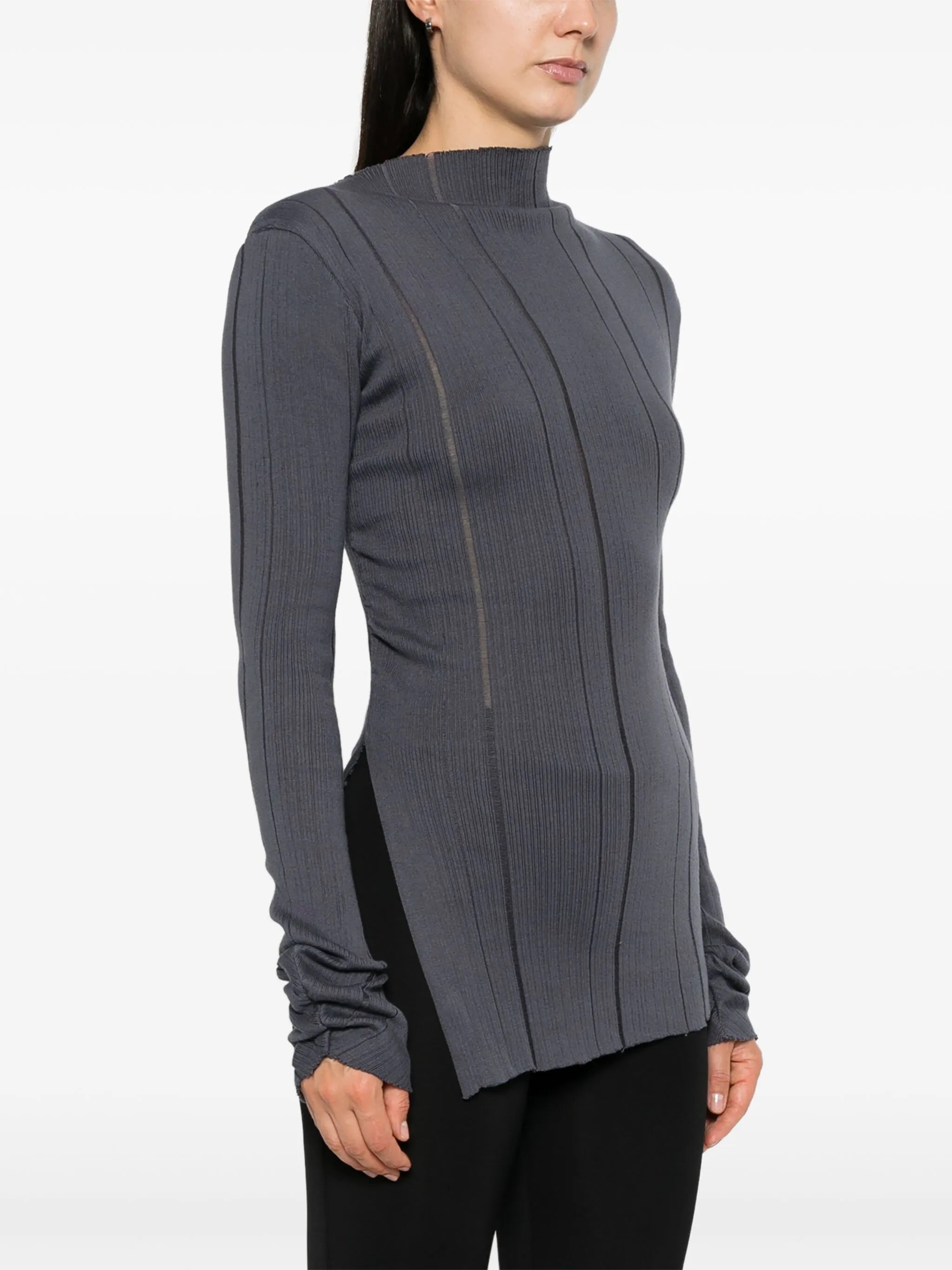 asymmetric sweater