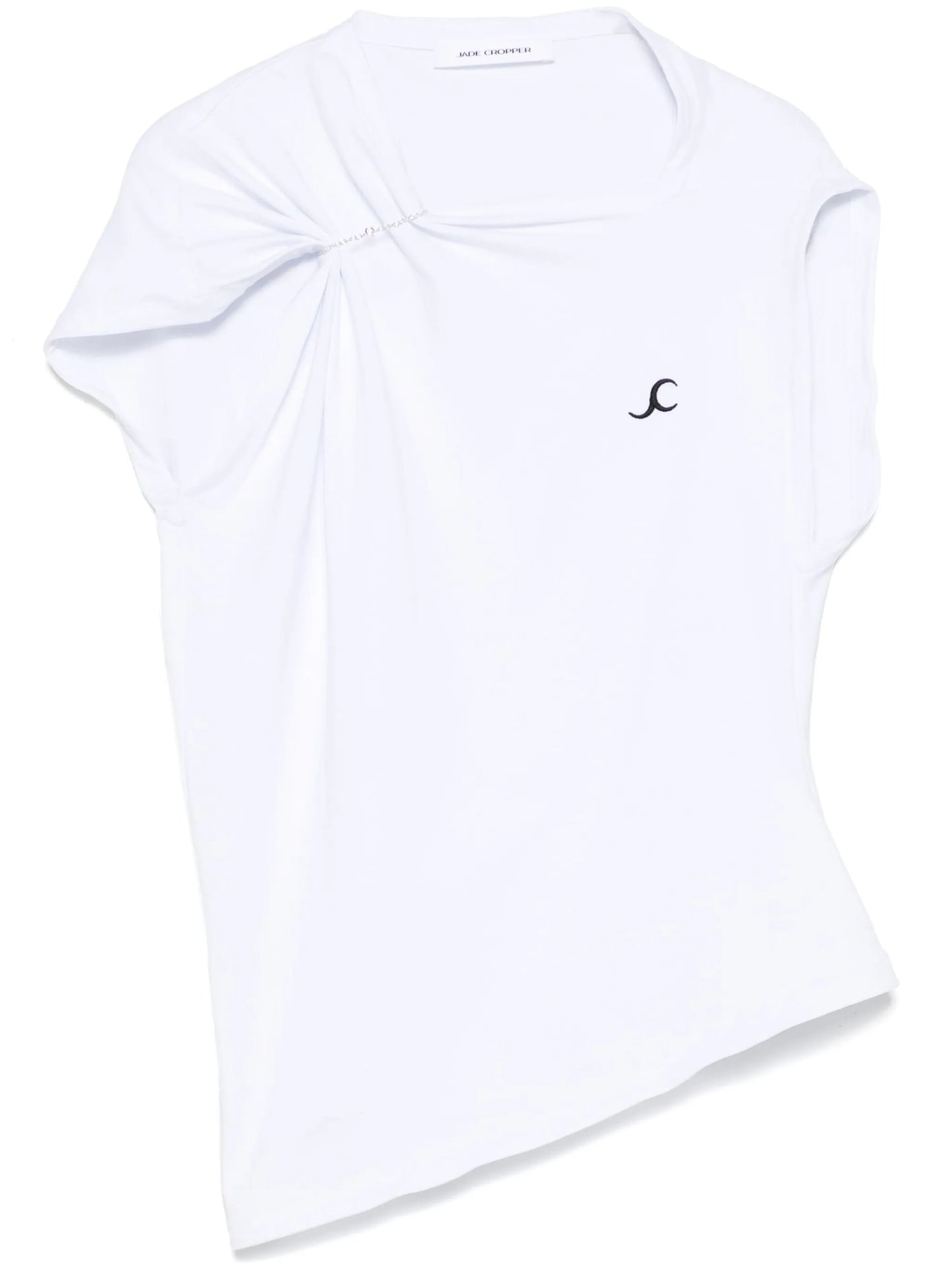 logo-embroidered top