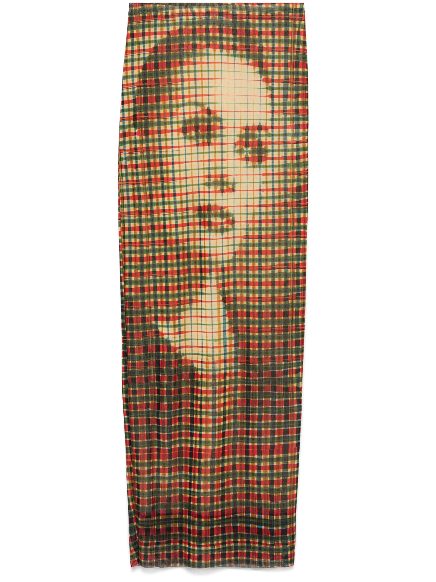 face-print skirt