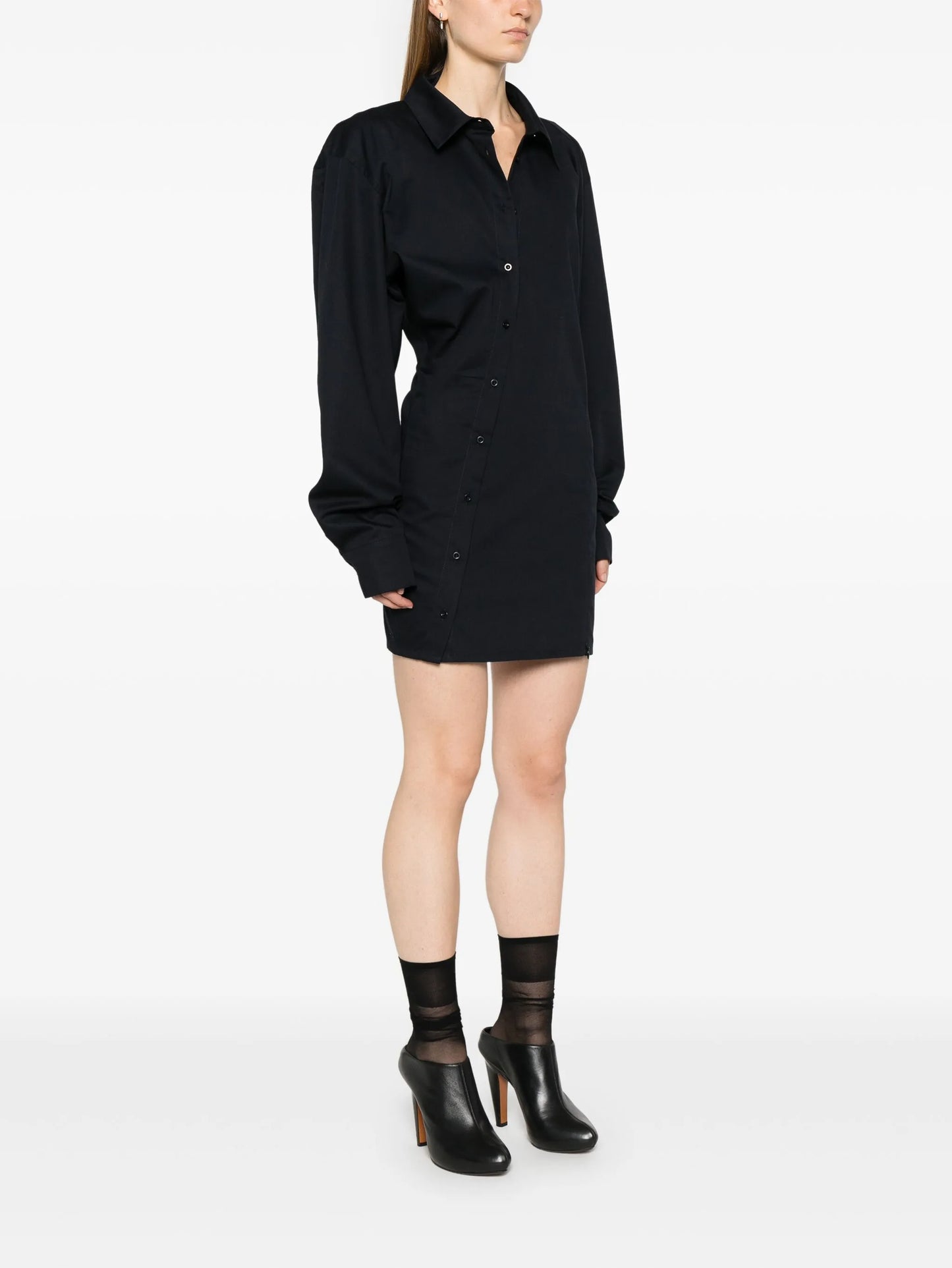 asymmetric mini dress