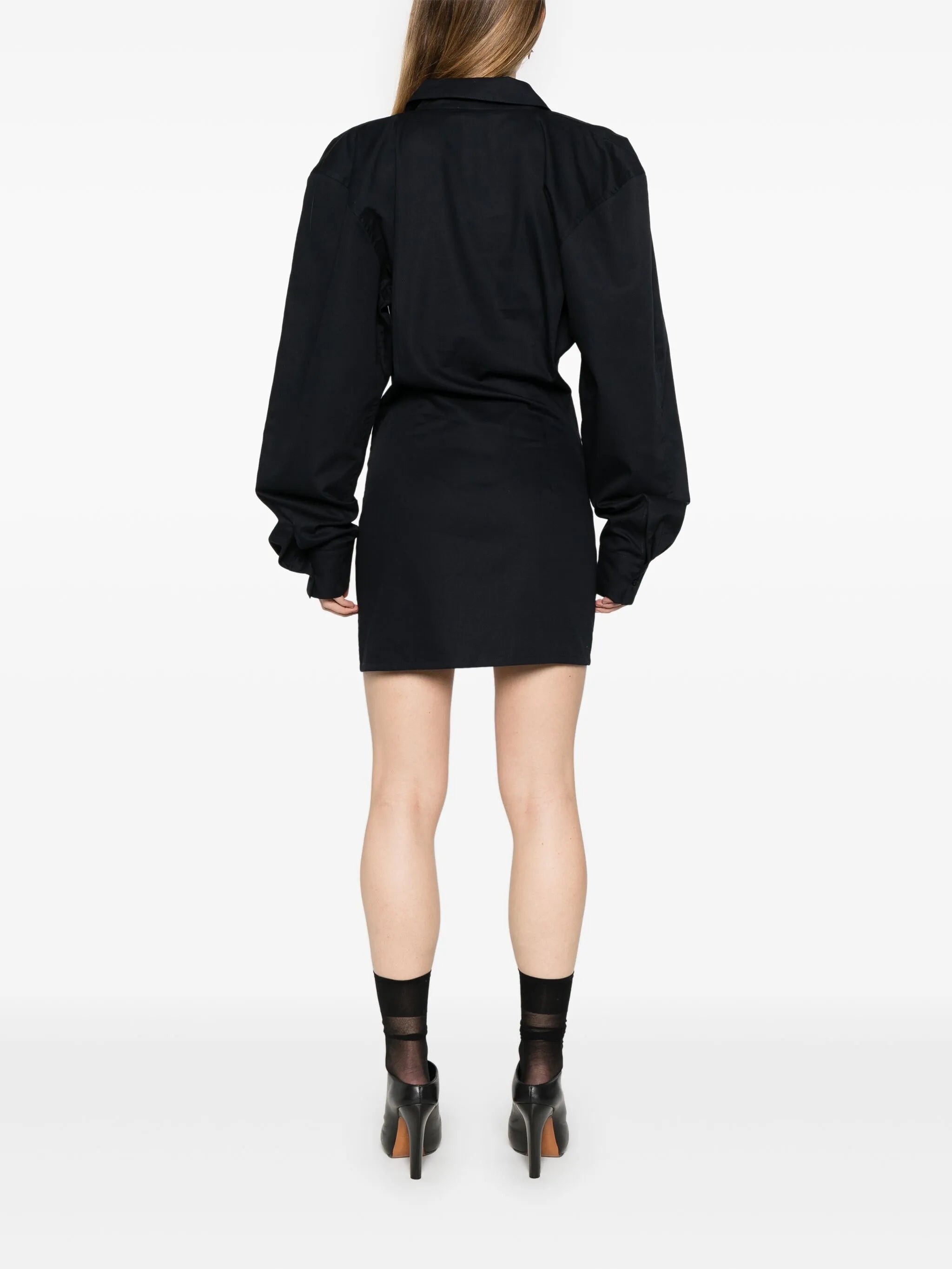 asymmetric mini dress
