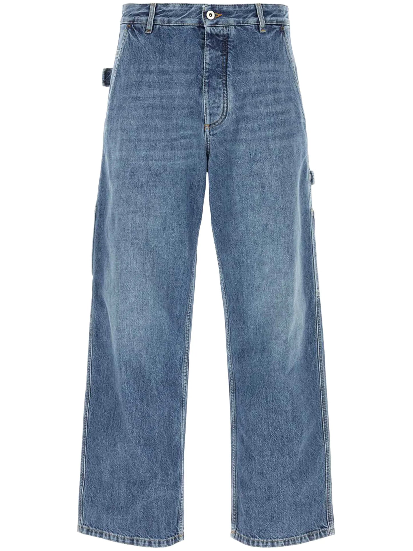 logo-patch straight jeans