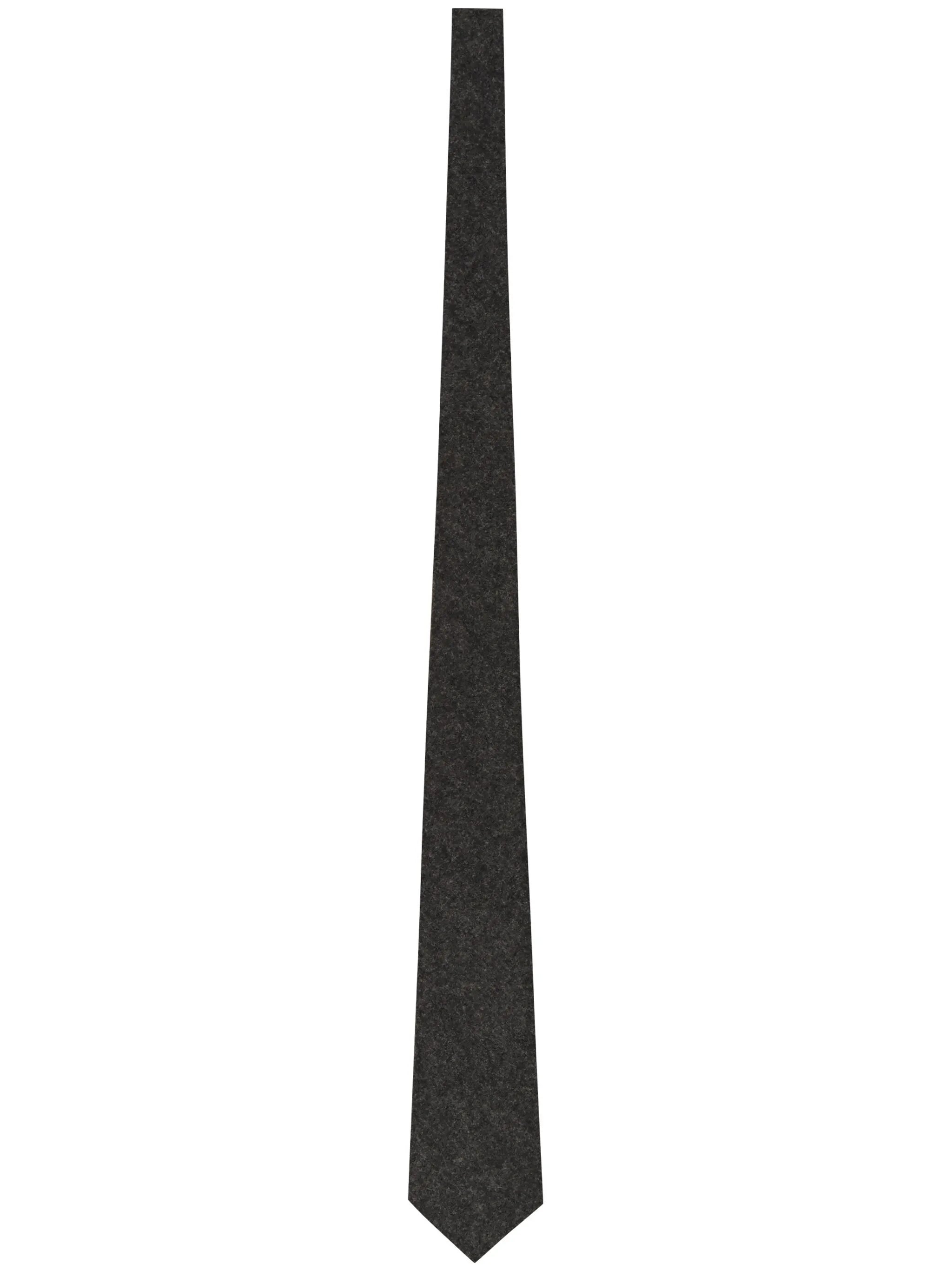 felted-finish wool tie