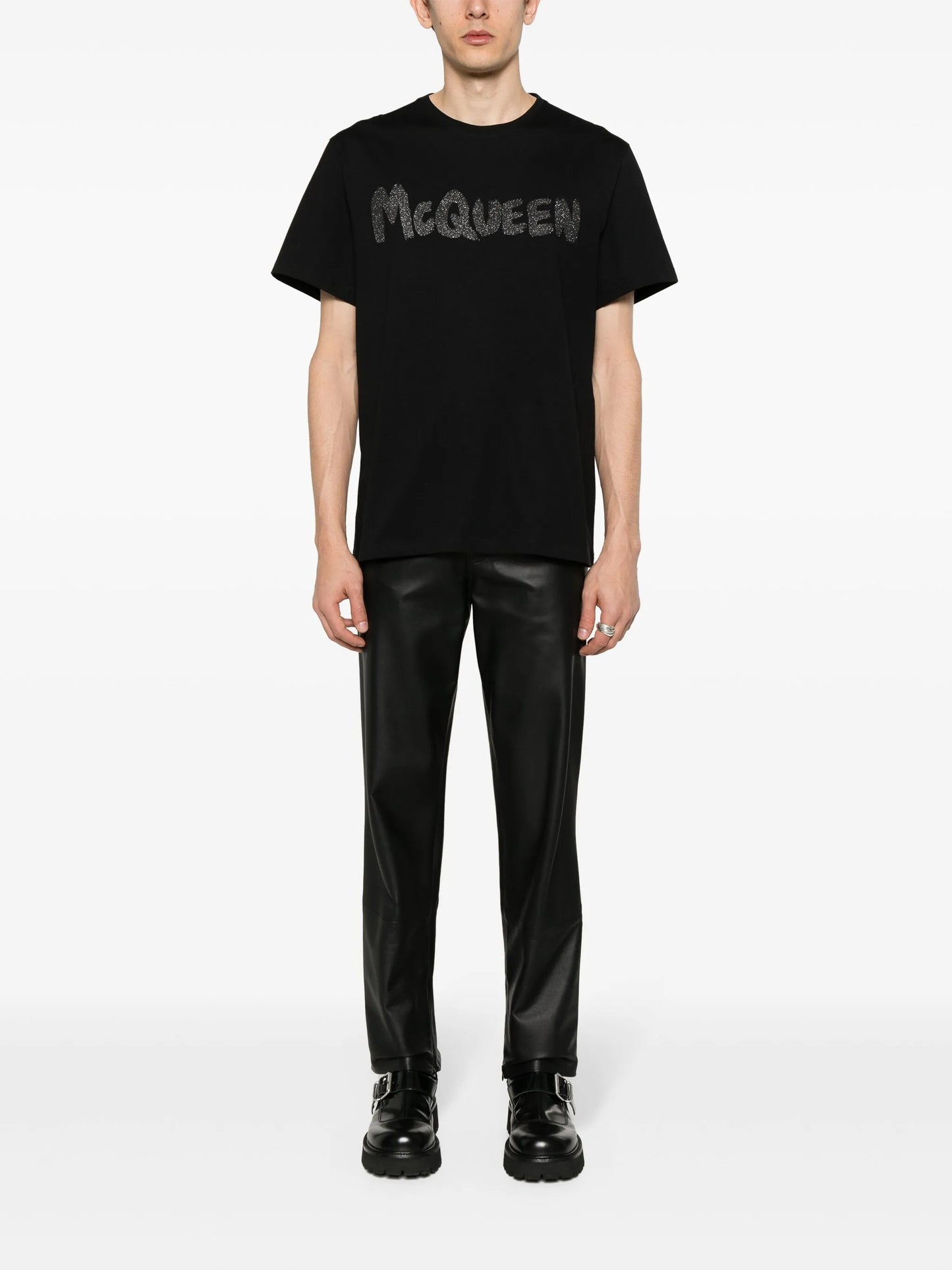 logo-print cotton T-shirt