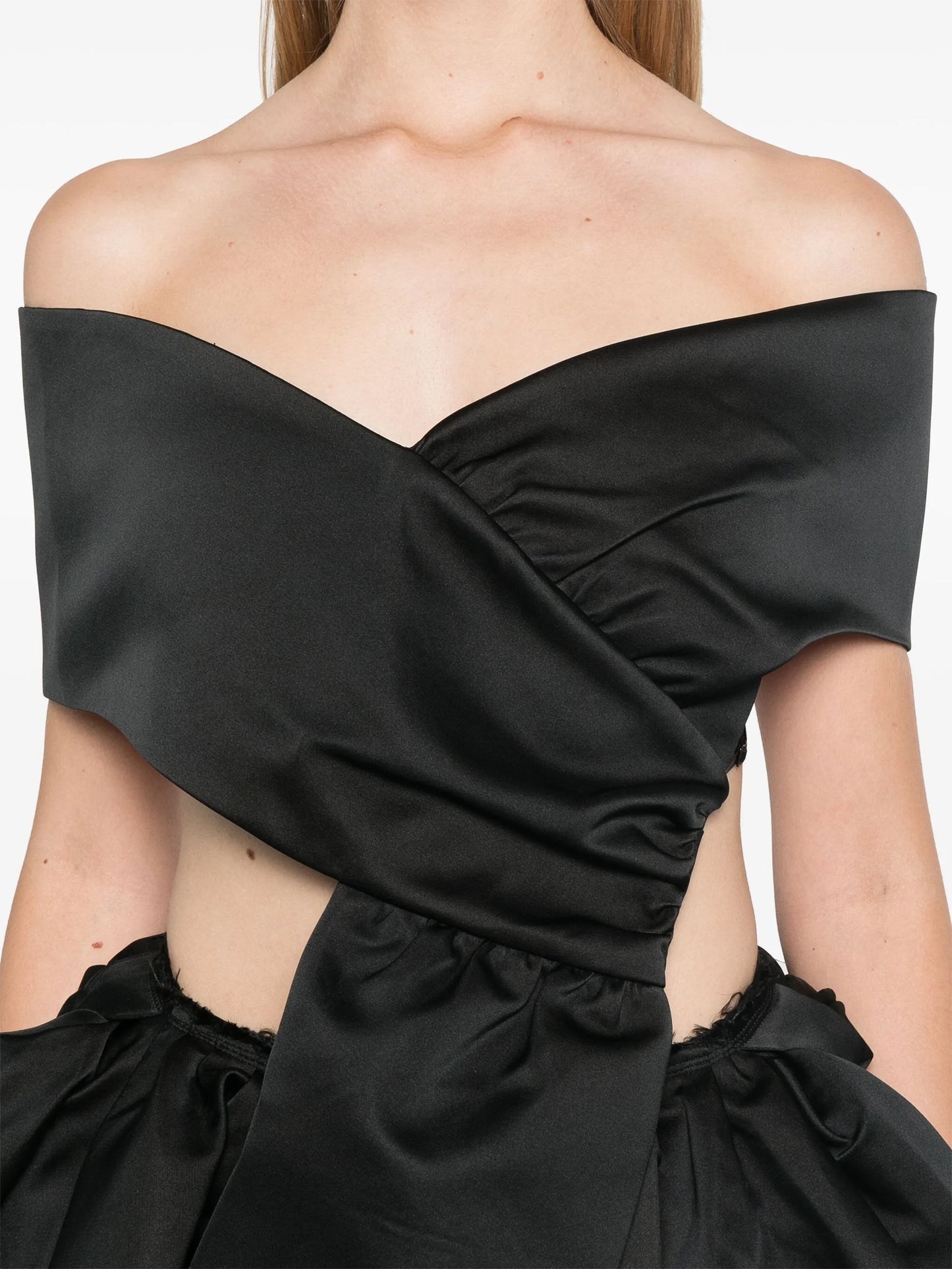 off-shoulder crop top