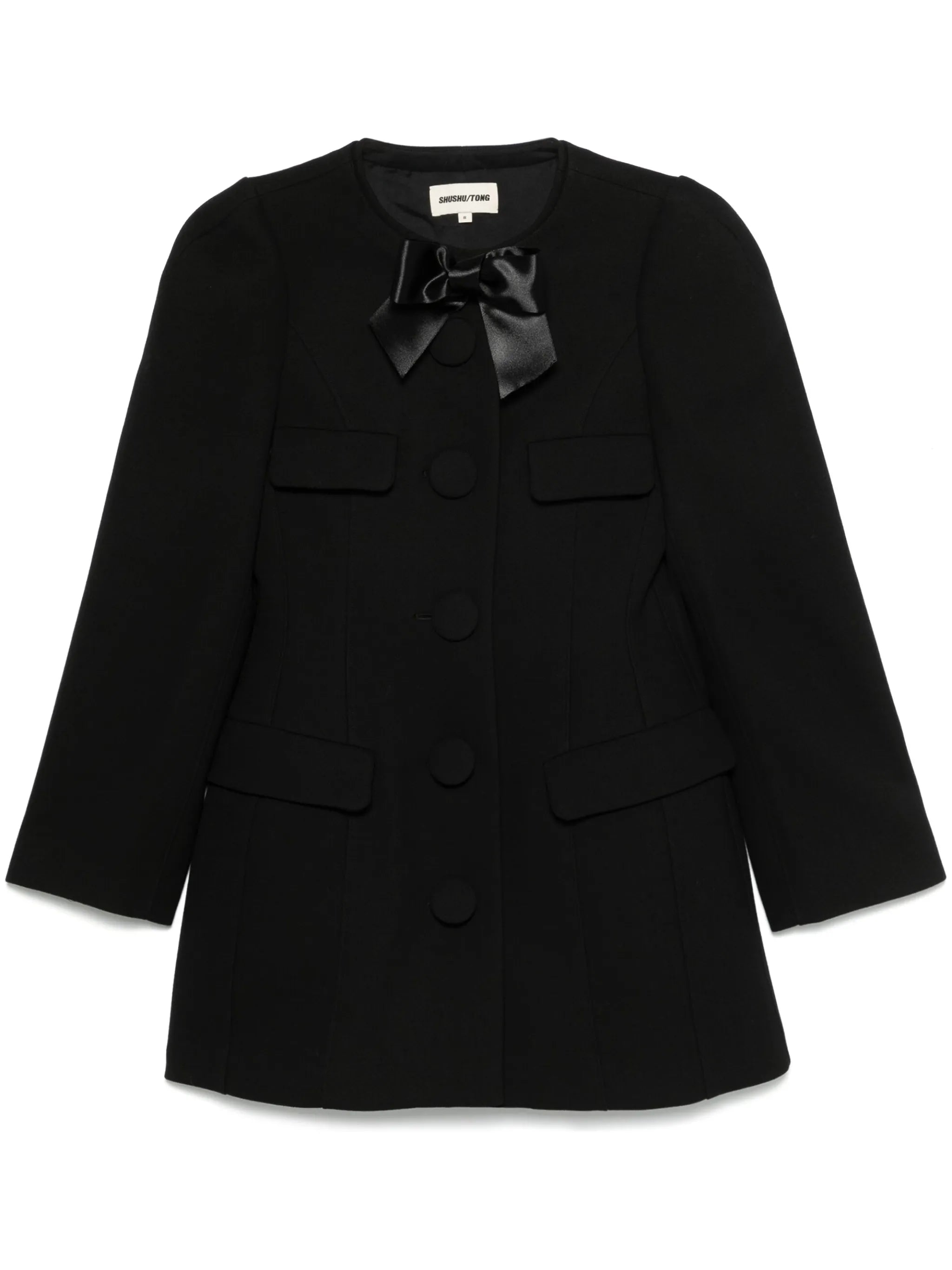 bow-detail jacket