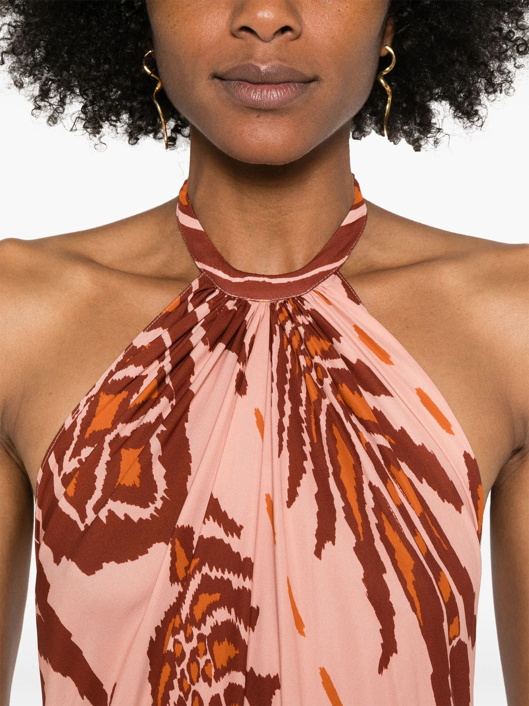 Mohican Song silk maxi dress