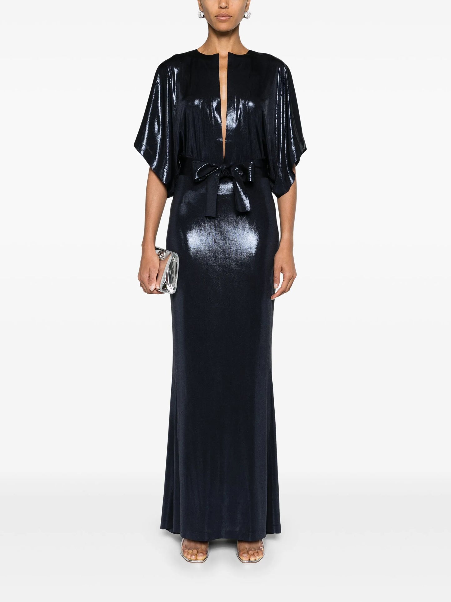 Obie plunge gown