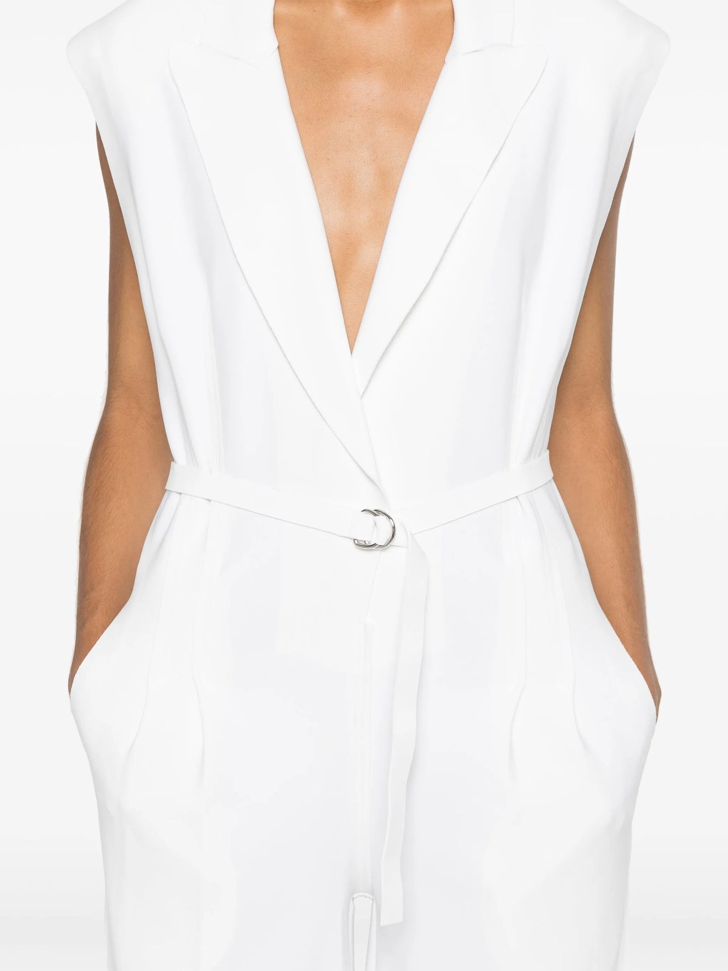 cropped-leg jumpsuit