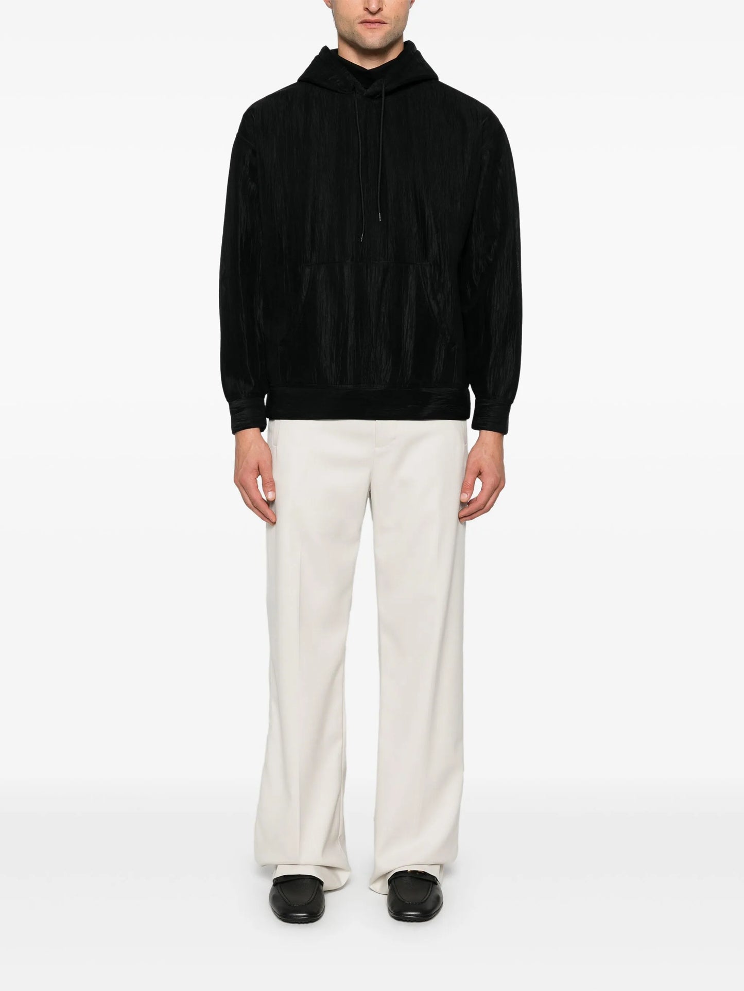 semi-sheer hoodie
