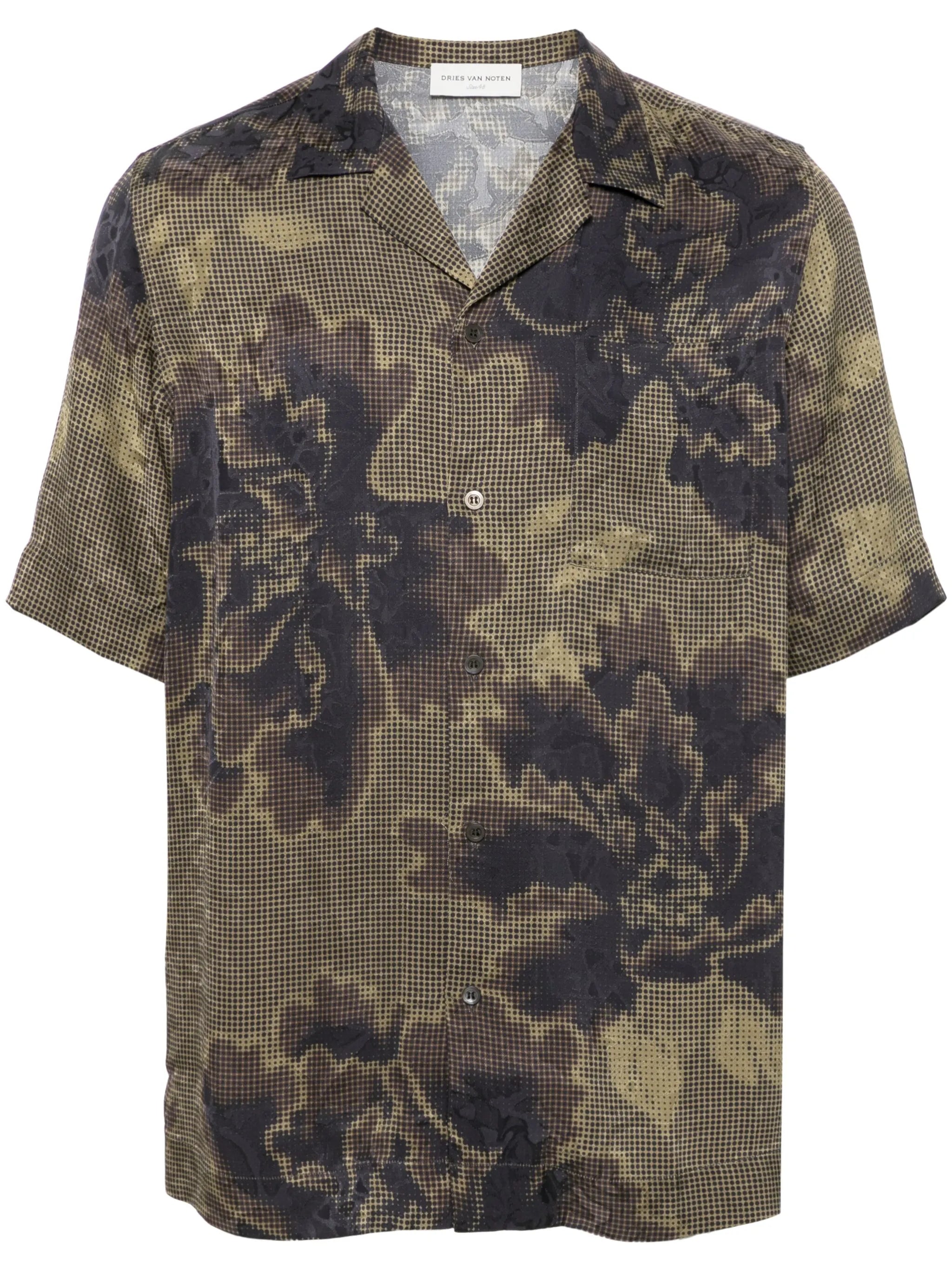 graphic-print shirt