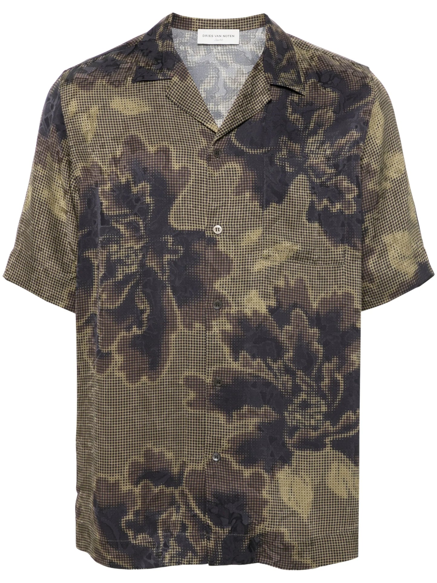 graphic-print shirt