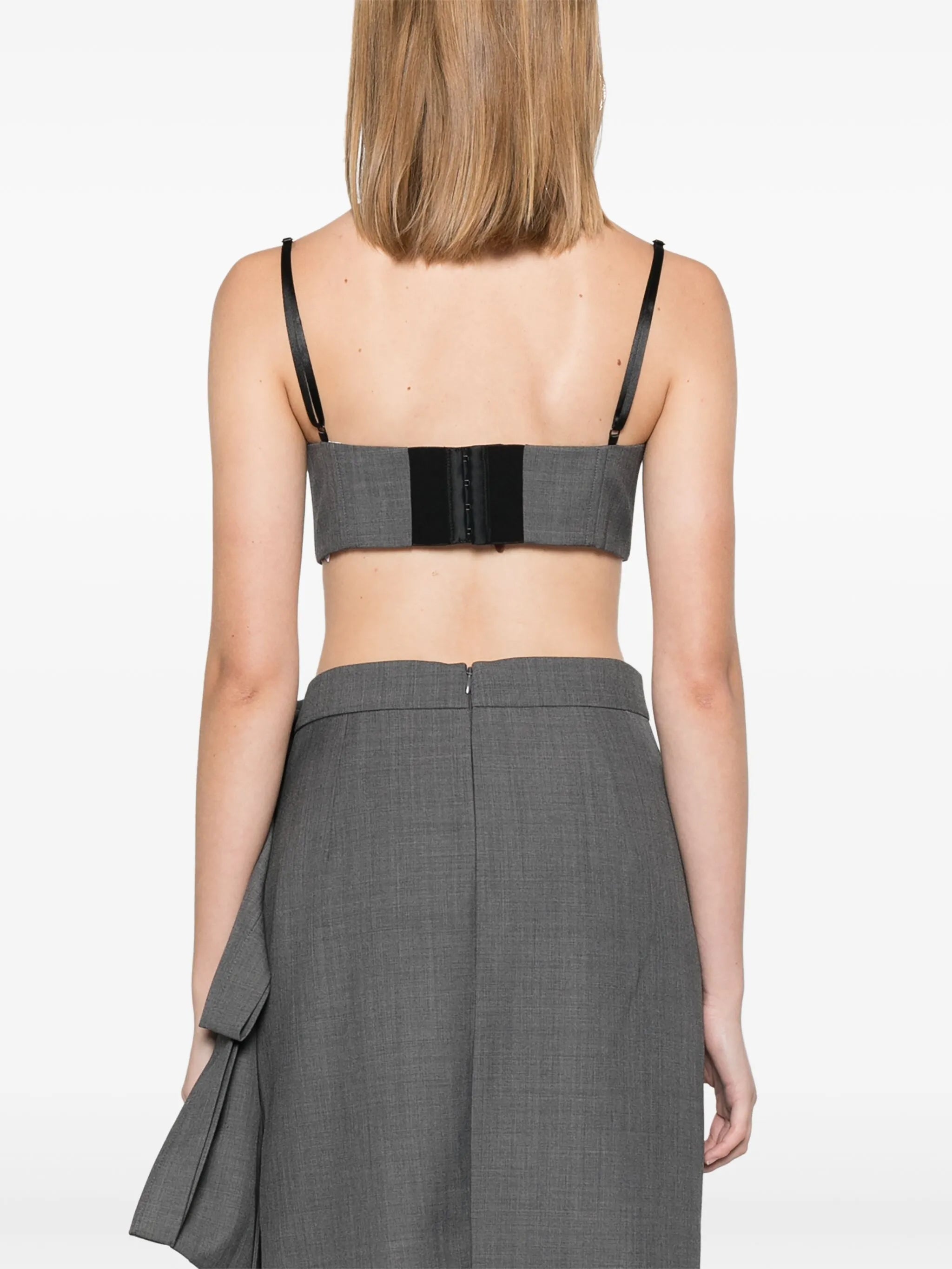 ruffled bralette top