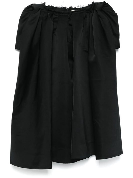 irregular midi skirt