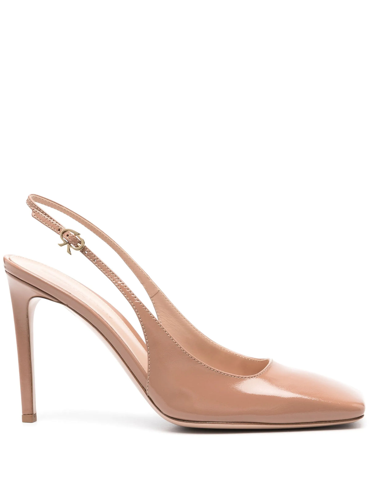 Christina 107mm leather pumps