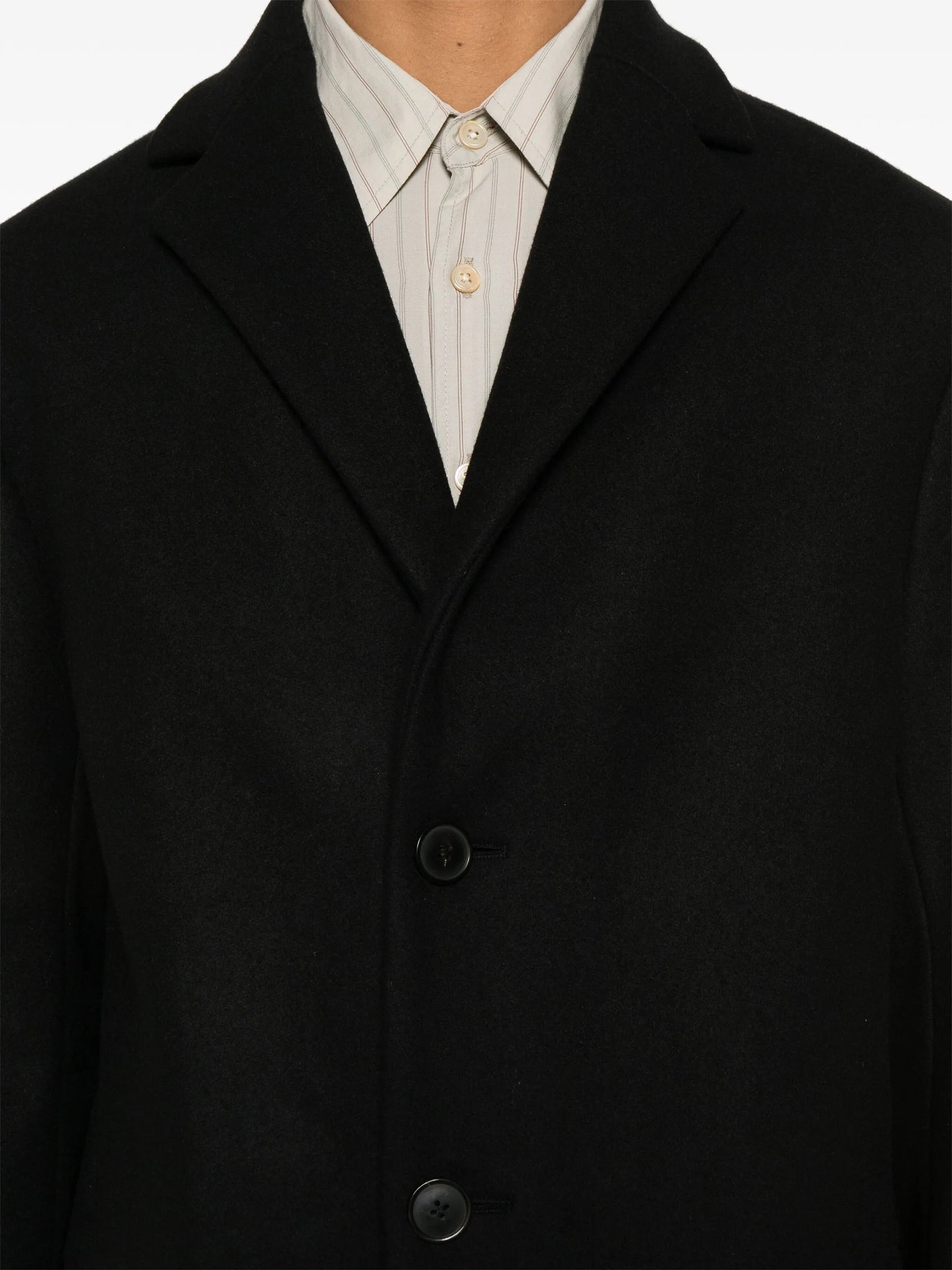 single-breasted coat