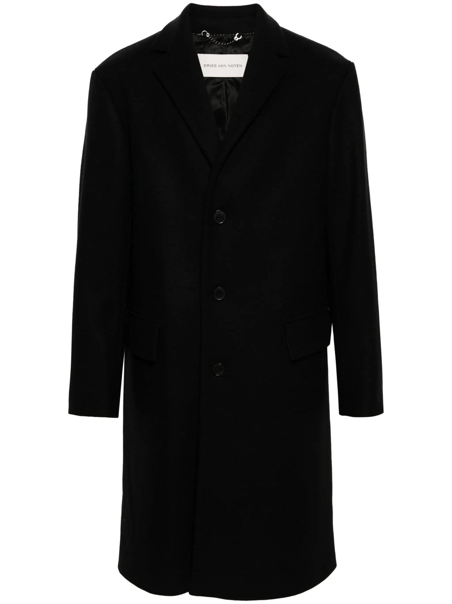 single-breasted coat